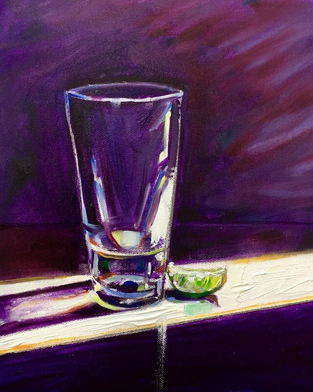 Today is A gin and tonic kinda  day! Happy Friday!
Oil on Canvas.
.
.
.
#contemporaryrealism  #paintfromlife  #oilpainting  #womenartistsofthewest  #womenartists  #sacartists  #lightandshadows  #kristinebybee  #mygallery  #frommystudio