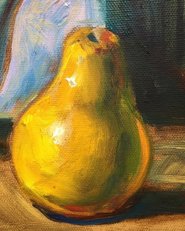 Happy Earth Day🌎 
Thank you Mother Nature for everything that grows! .#earthday🌎  #earthday2020  #motherearth .
.
.
#paintfromnature  #paintedfromlife  #allaprimapainting  #artofthedaysac  #stilllifepainting  #pears  #oilpainting  #gamblinoils  #kr