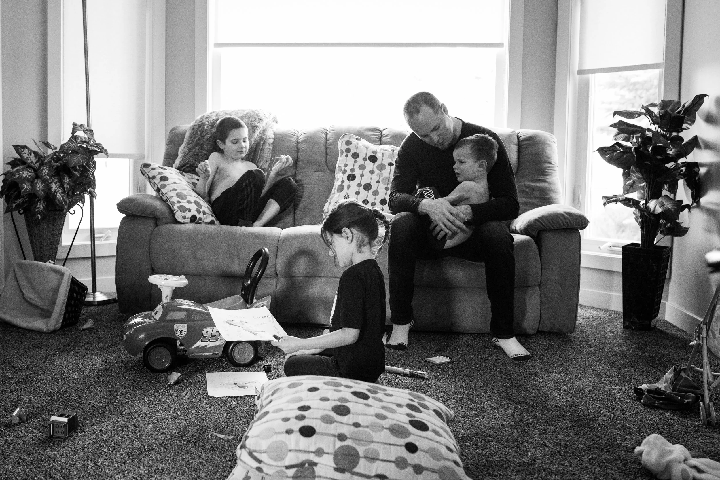 family interactions photographed