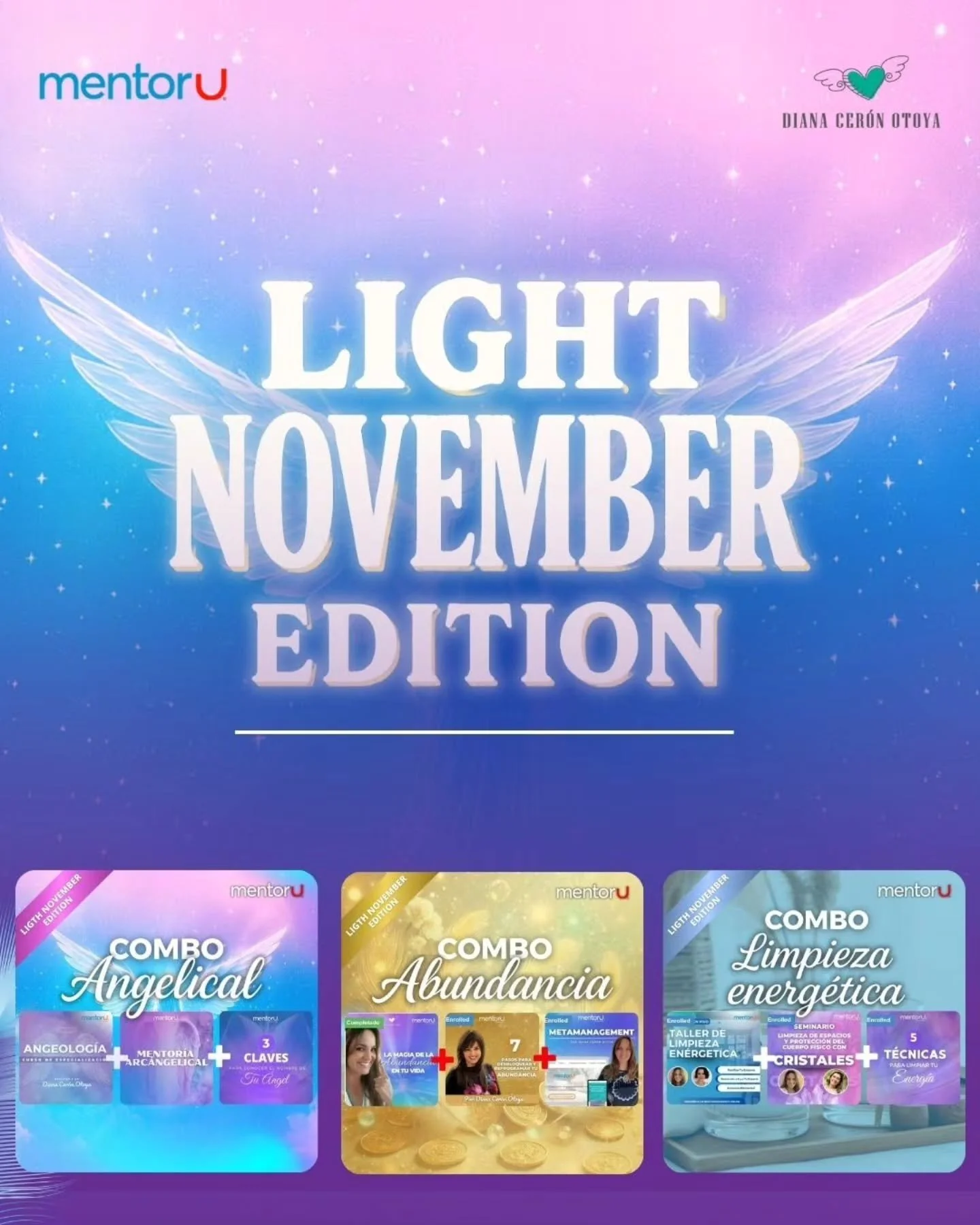 ✨ ATENCI&Oacute;N: HEMOS ABIERTO EL LIGHT NOVEMBER EDITION 2025✨

Mientras todos corren tras el Black Friday, hemos preparado algo especial para TI.

La energ&iacute;a m&aacute;s luminosa del a&ntilde;o ha llegado con una oportunidad &uacute;nica: 9 