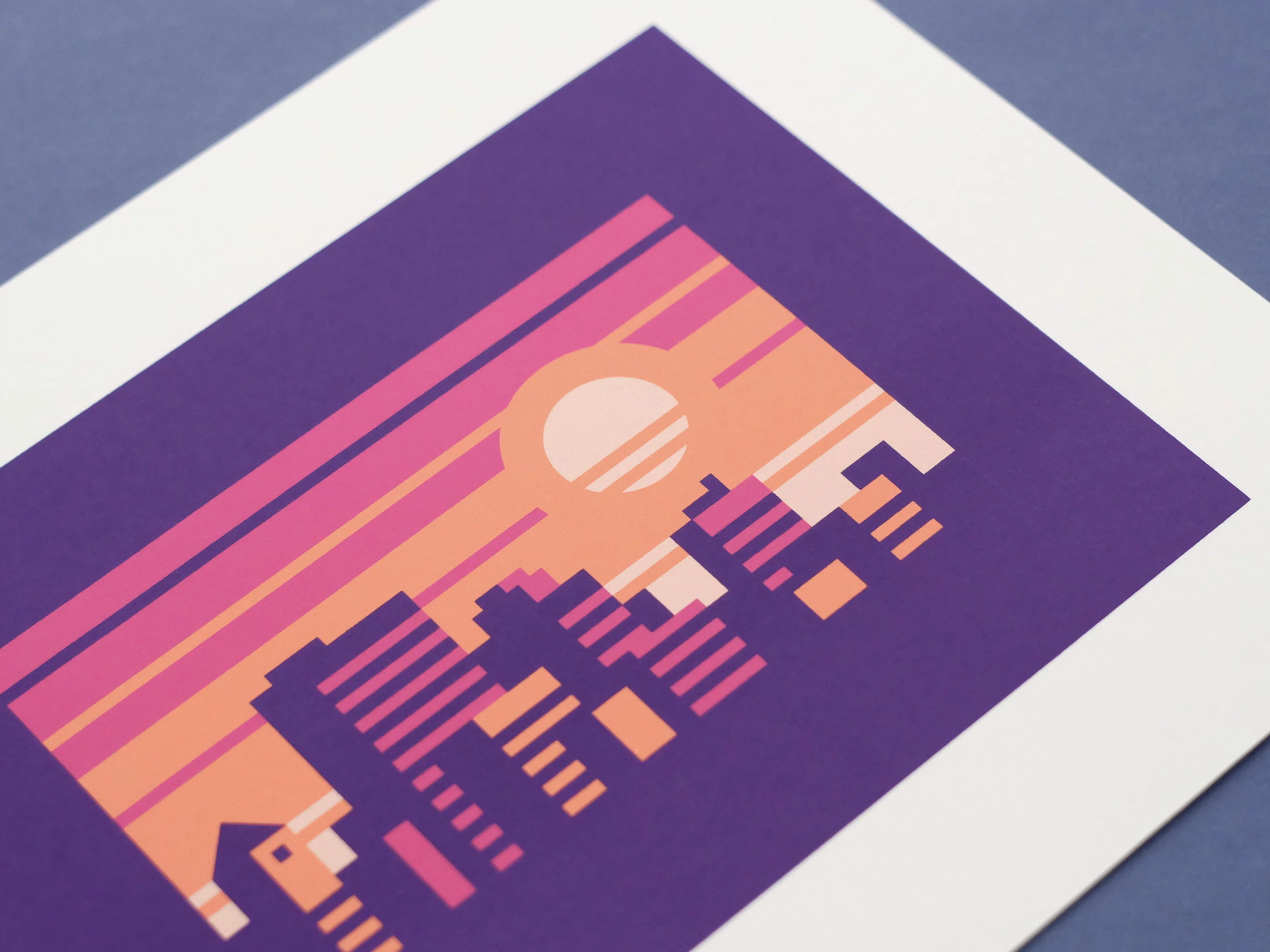 Ametrine - Abstract city prints by Canopy Design and Illustration