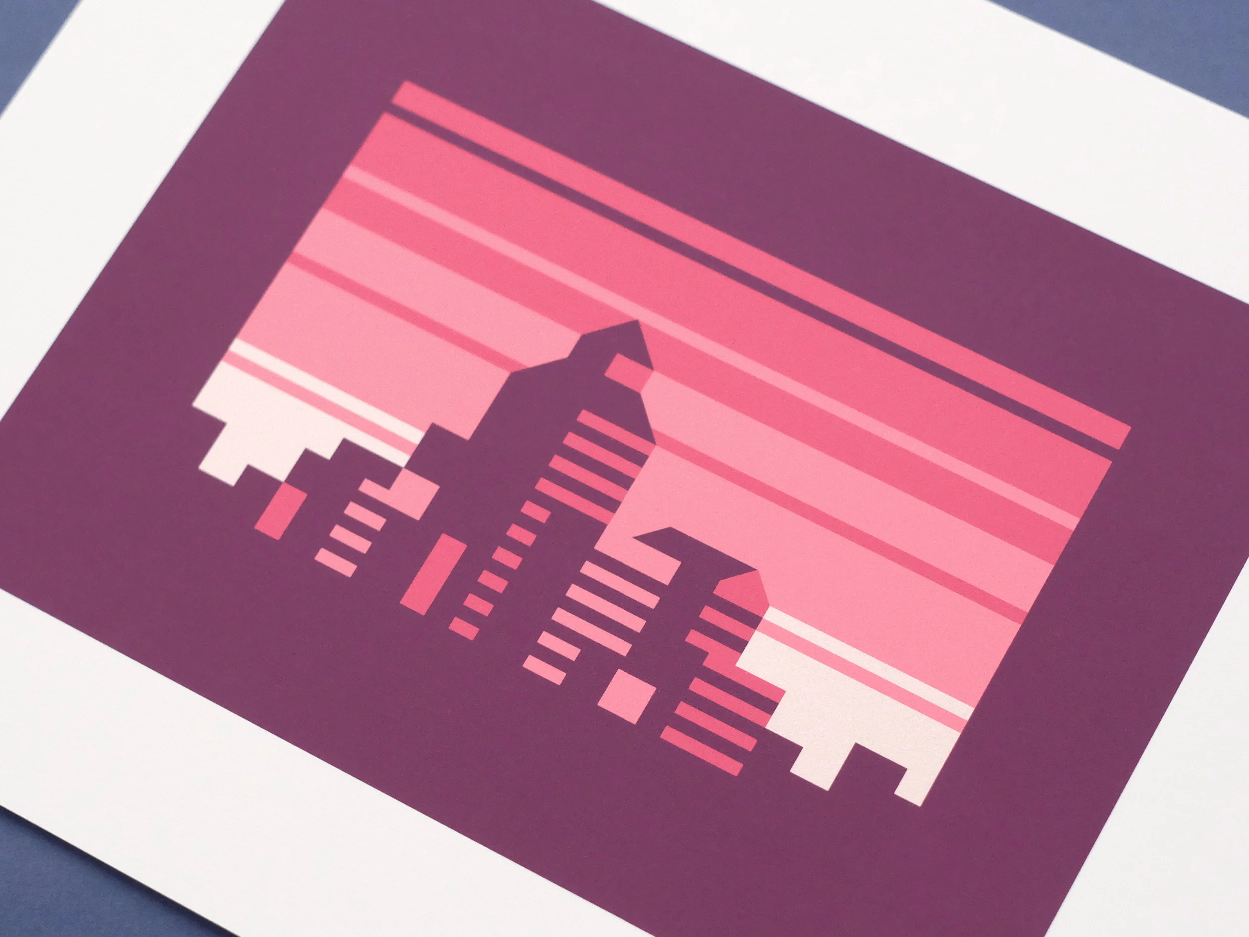 Ruby - Abstract city prints by Canopy Design and Illustration