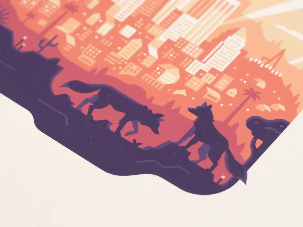 Gallery 1988 Los Angeles print by Canopy Design and Illustration