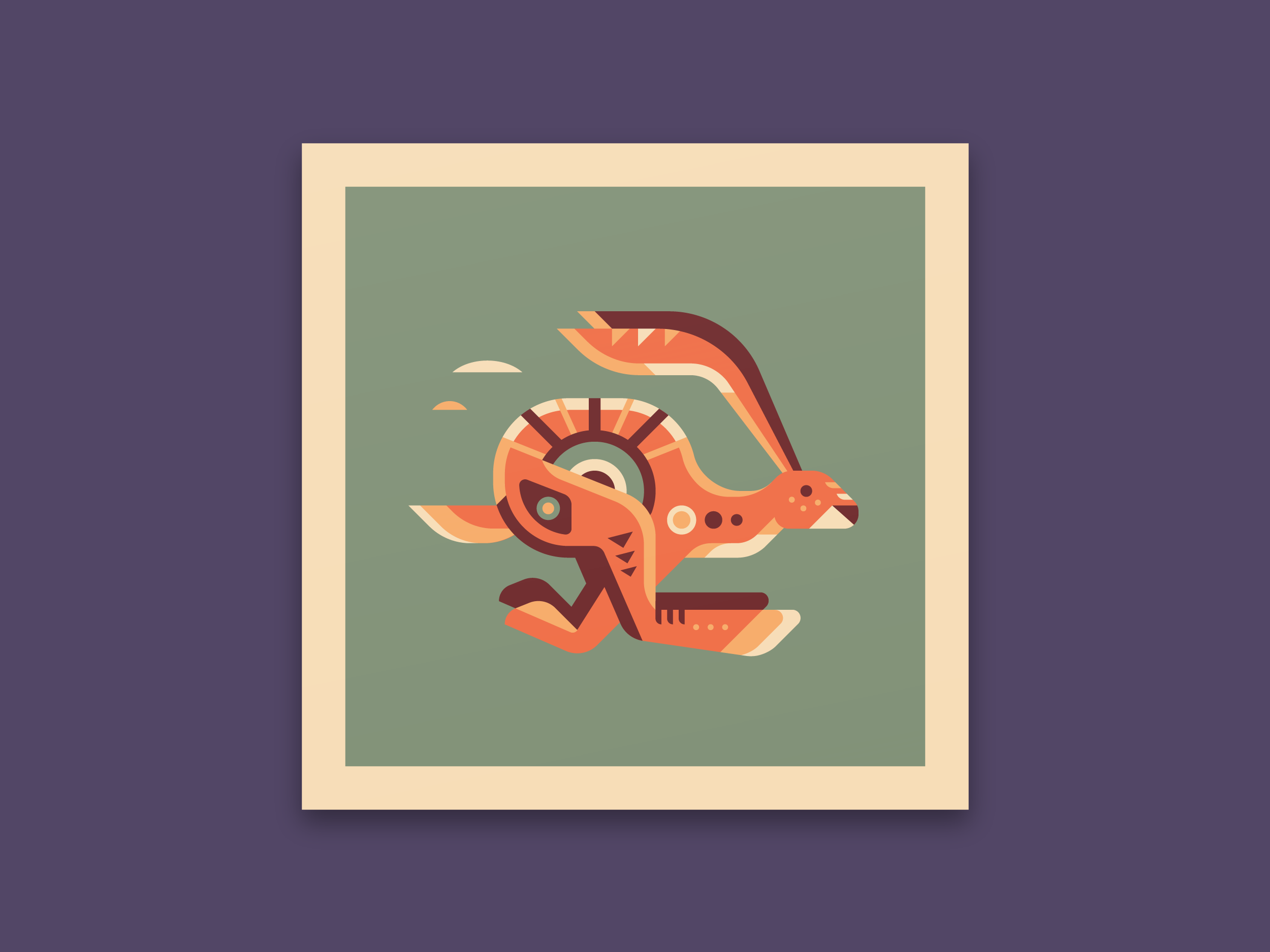 Jackrabbit - Totems print series by Canopy Design and Illustration