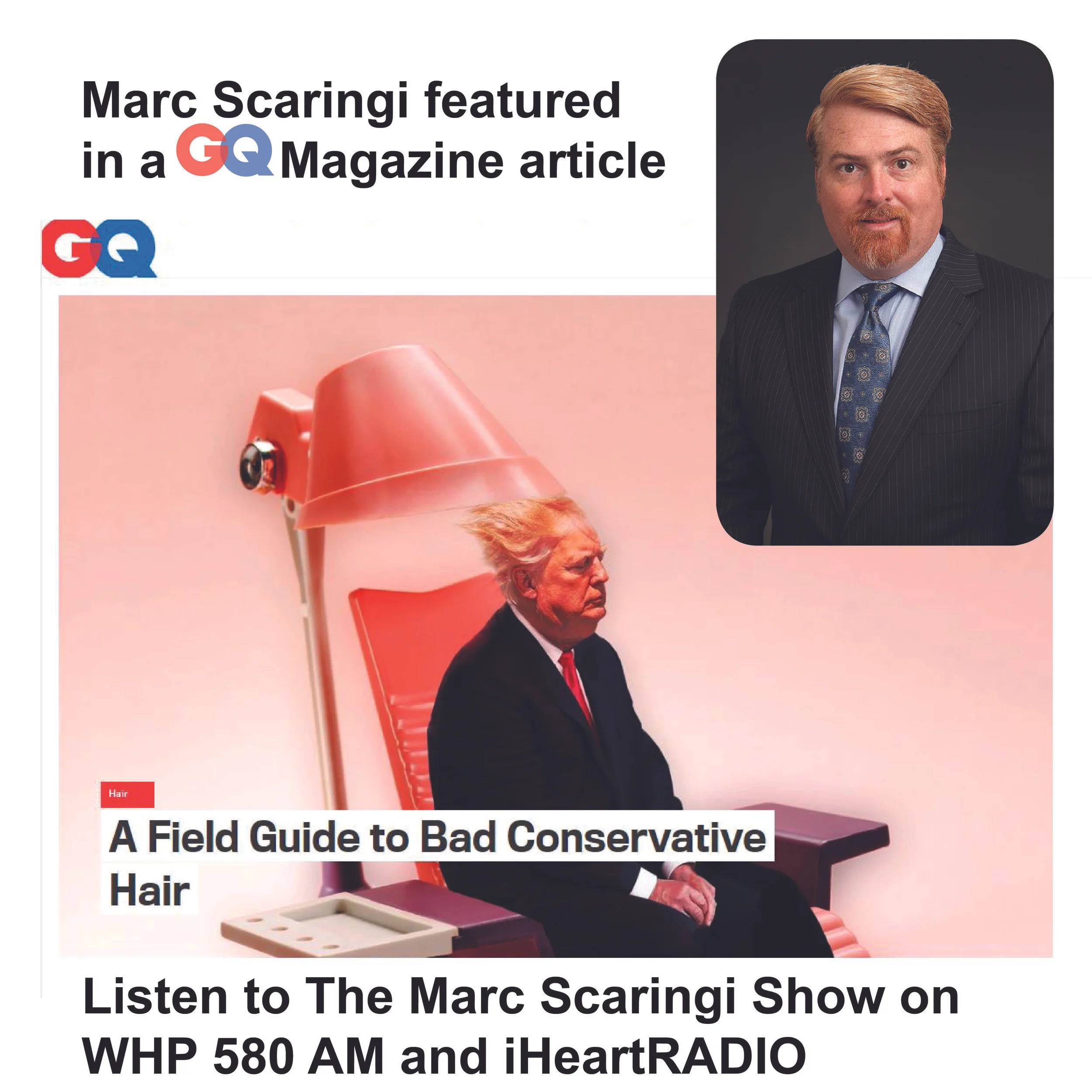 Marc gets a ribbing from GQ magazine