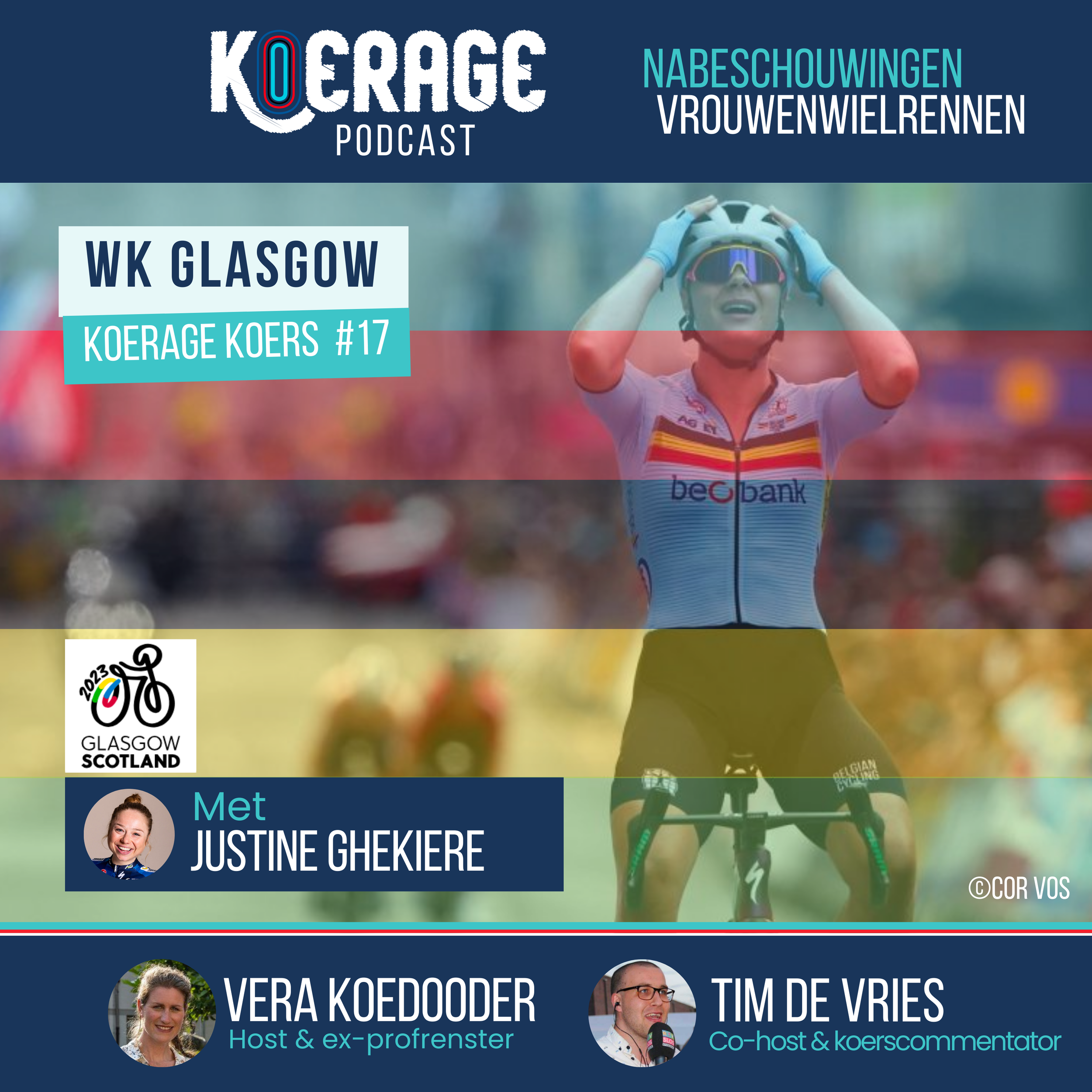 Koerage Koers met Vera &amp; Tim! #17 W.K Glasgow (GB) met Justine Ghekiere