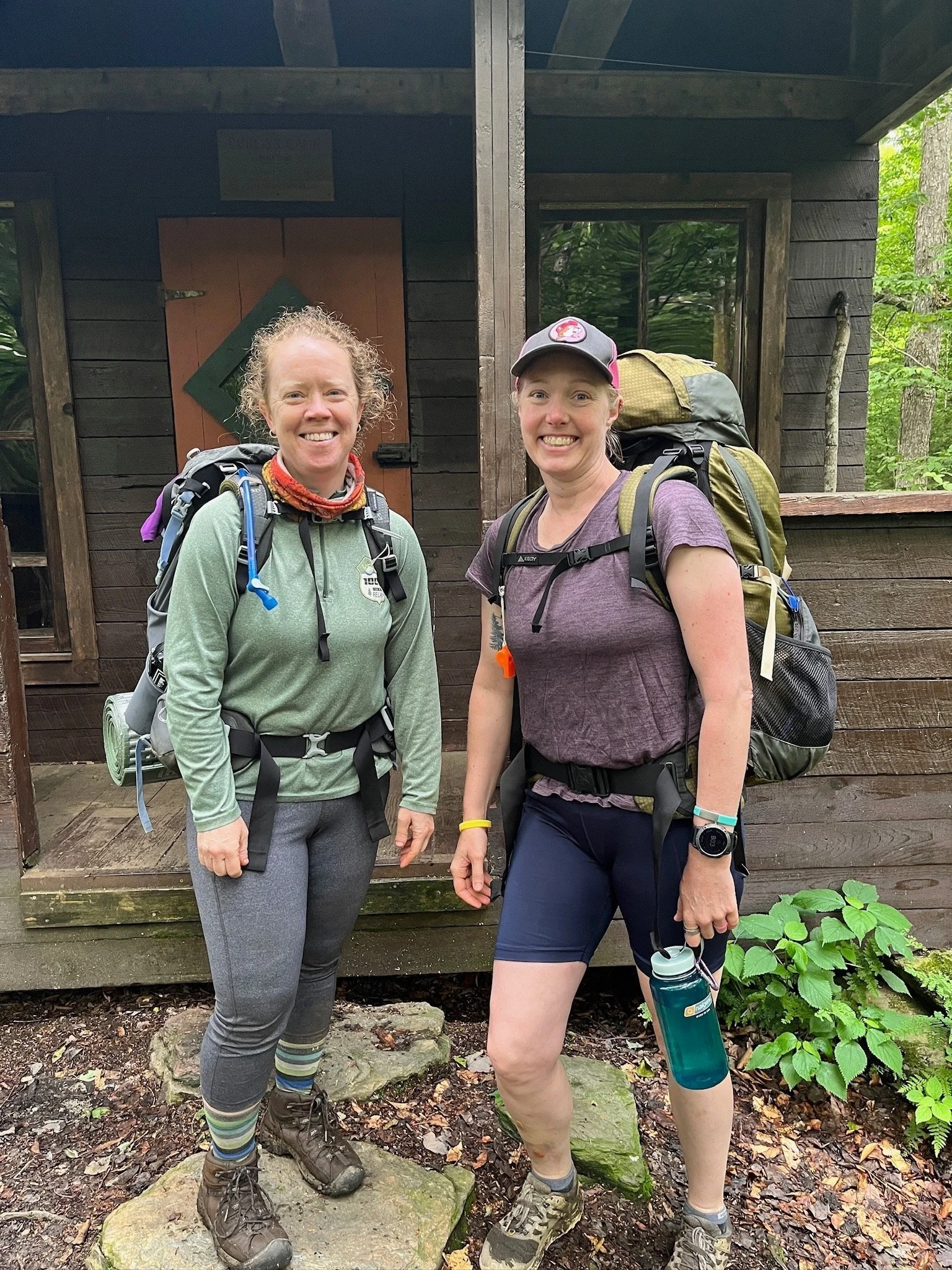 Sarah and Lisa are massage therapists who hike the Long Trail