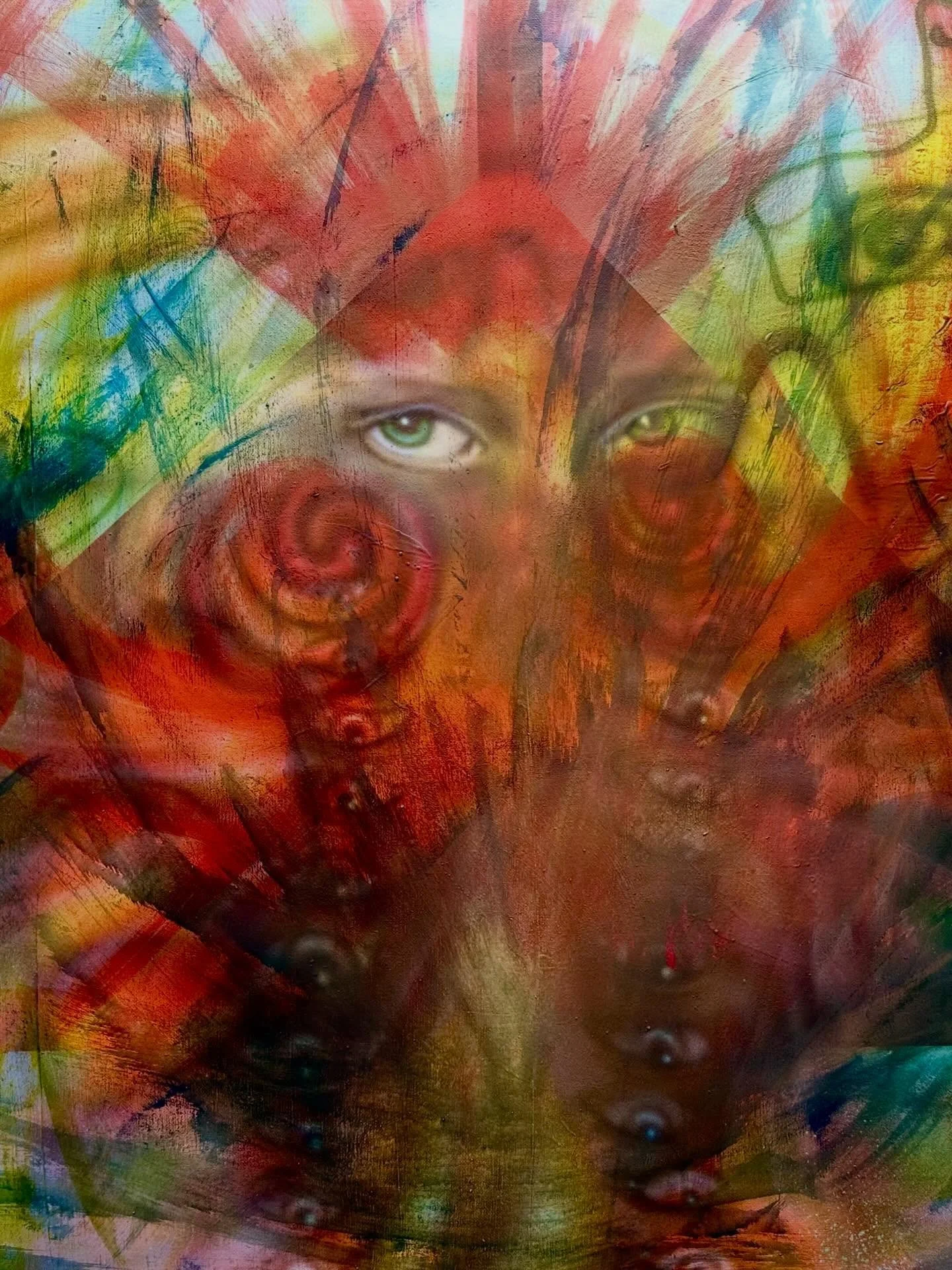 Parts of paintings from the past 2ish weeks. Lots o fun.