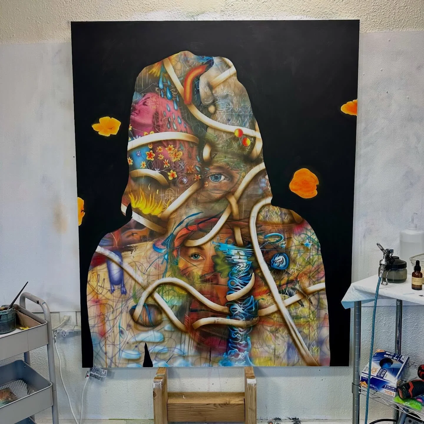 Looking at the Poppies 

48&rdquo;x60&rdquo;
Acrylic on canvas 

#painting #art