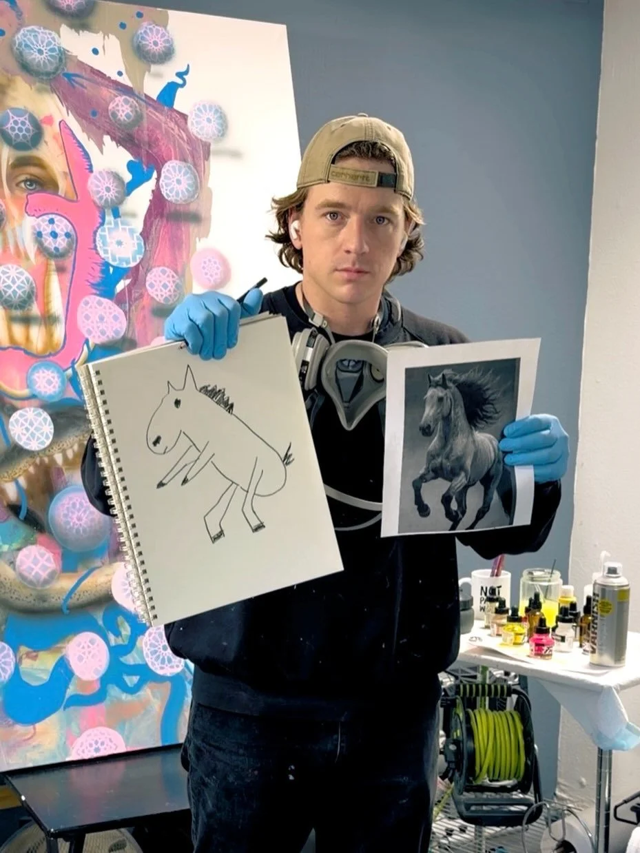 Hi, my name is John and I like to paint, draw, and have fun.