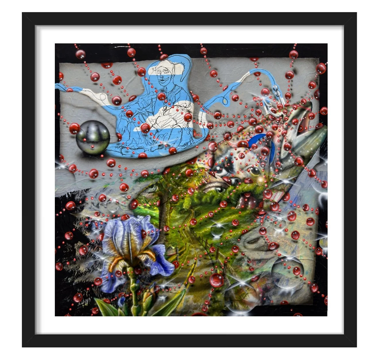 At Least I'm Not a Trout With a Hook in My Eye (Framed).JPG