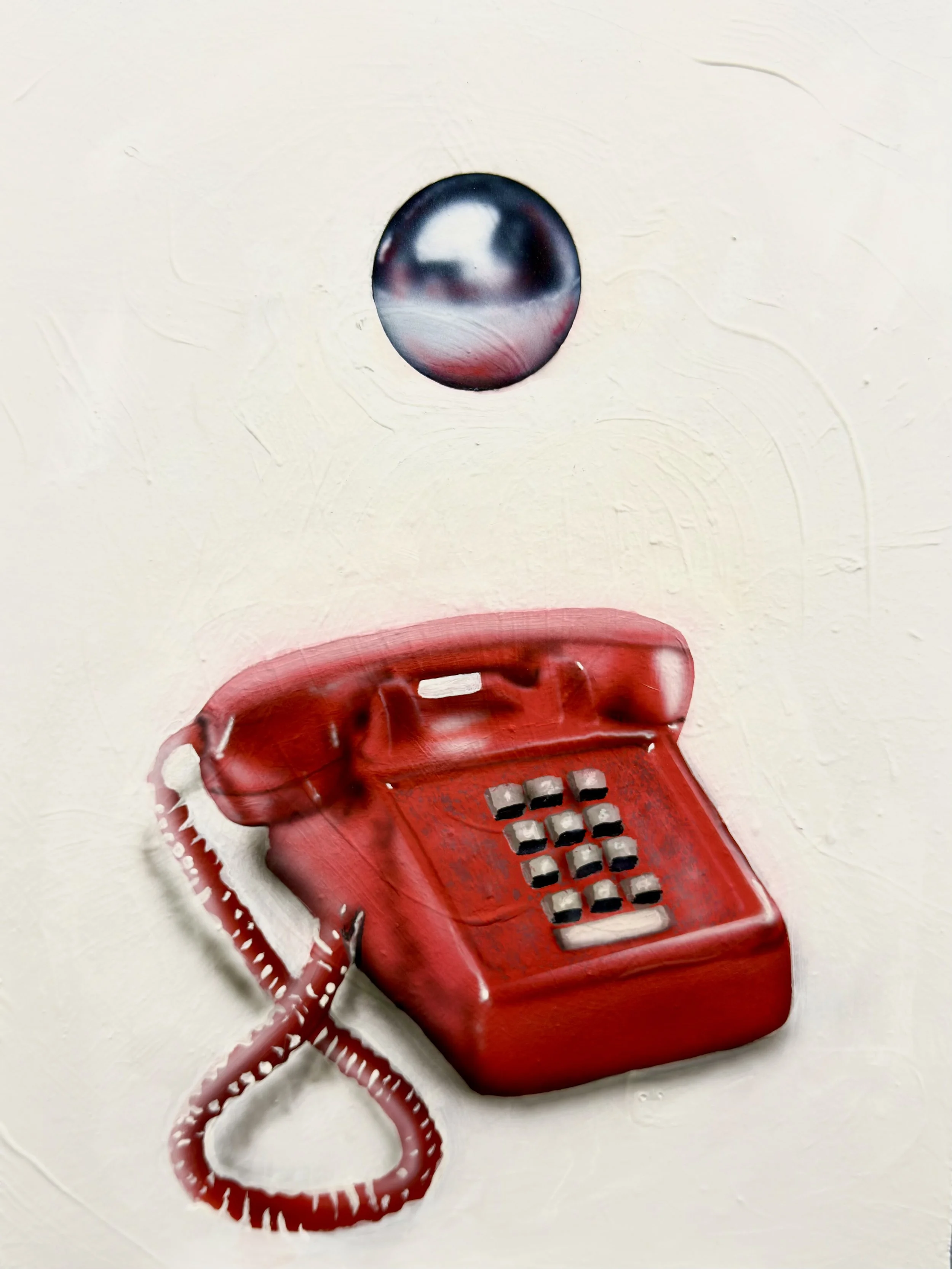 "Our Answering Machine"
12x16"
Acrylic on hardboard