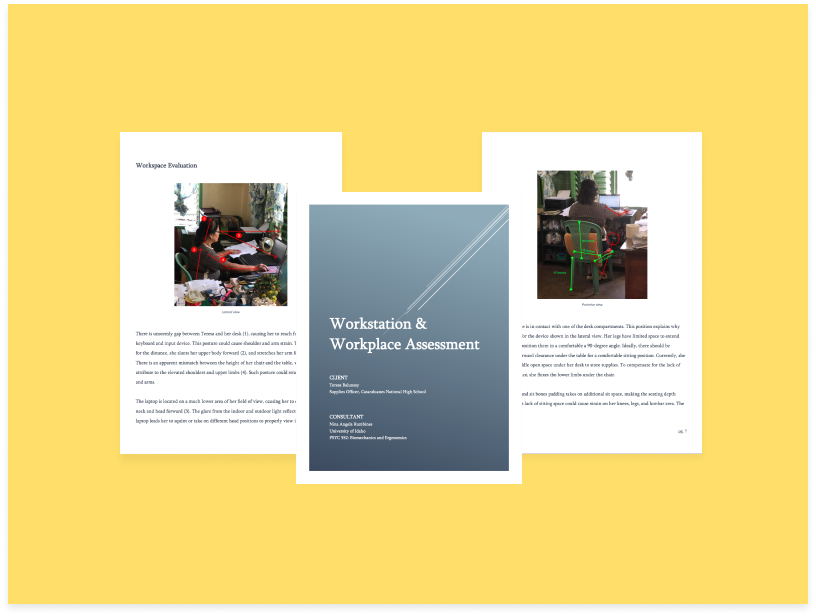 Workspace and Workstation Assessment