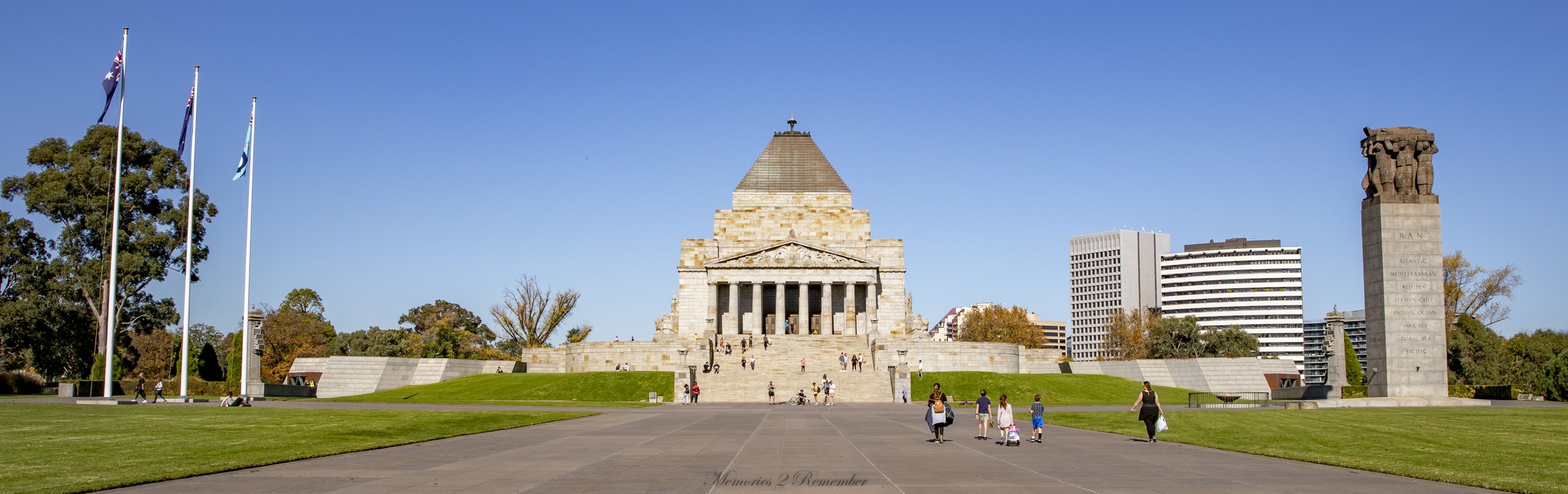 The Shrine of Remembrance Jan 2020