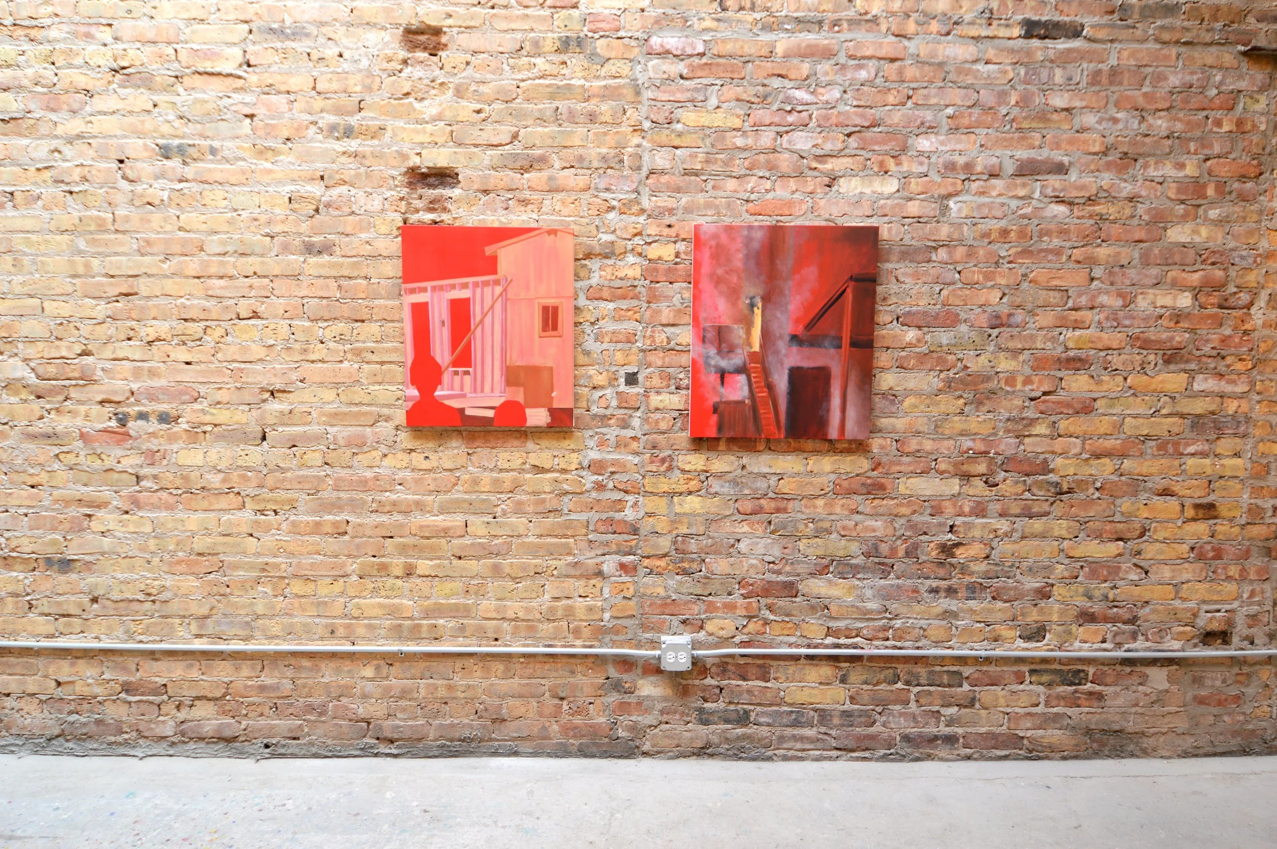 Installation view: "We have always been ending," Belong Gallery, Chicago, 2021