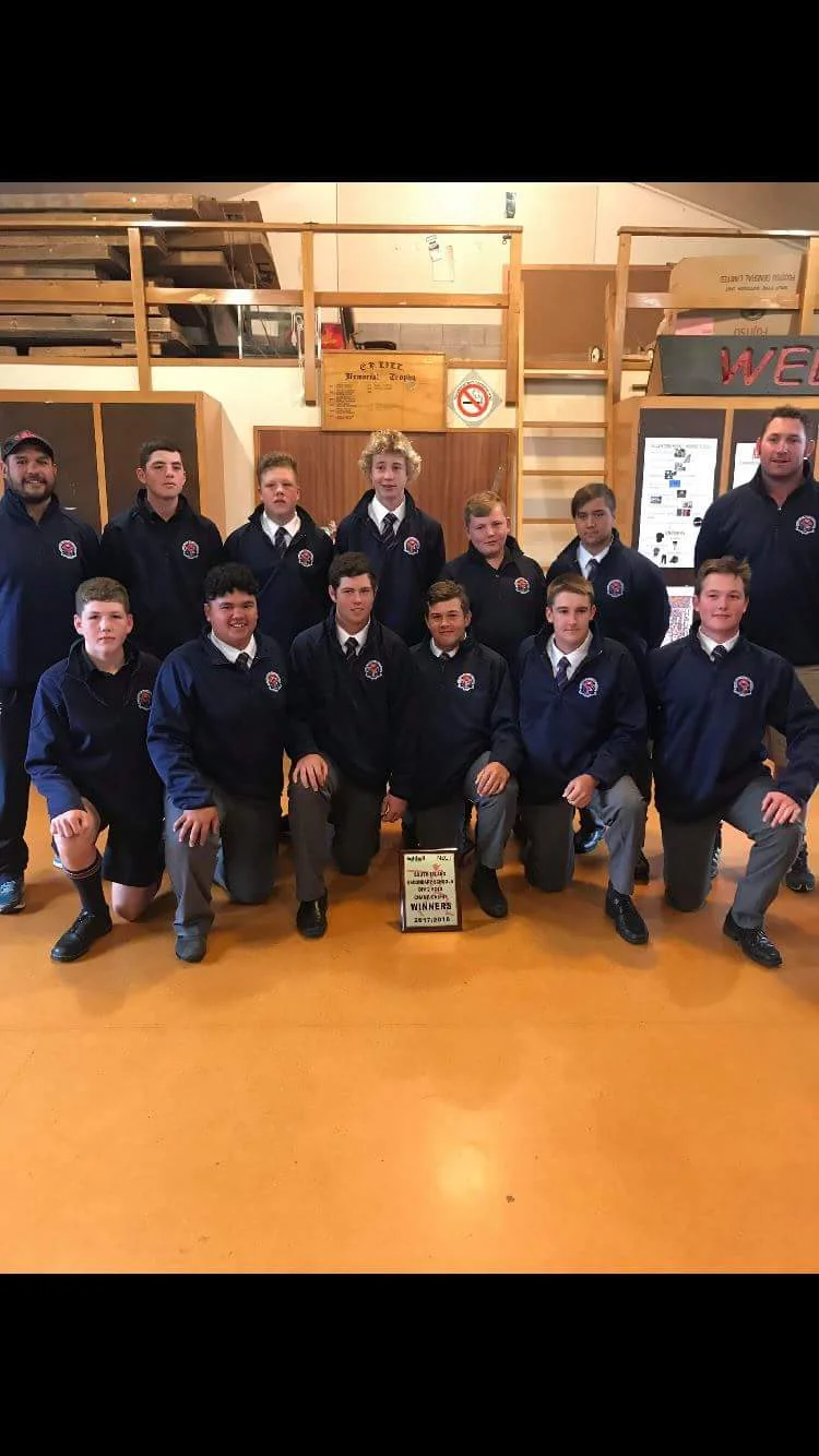 Southland Boys' High School softball team.