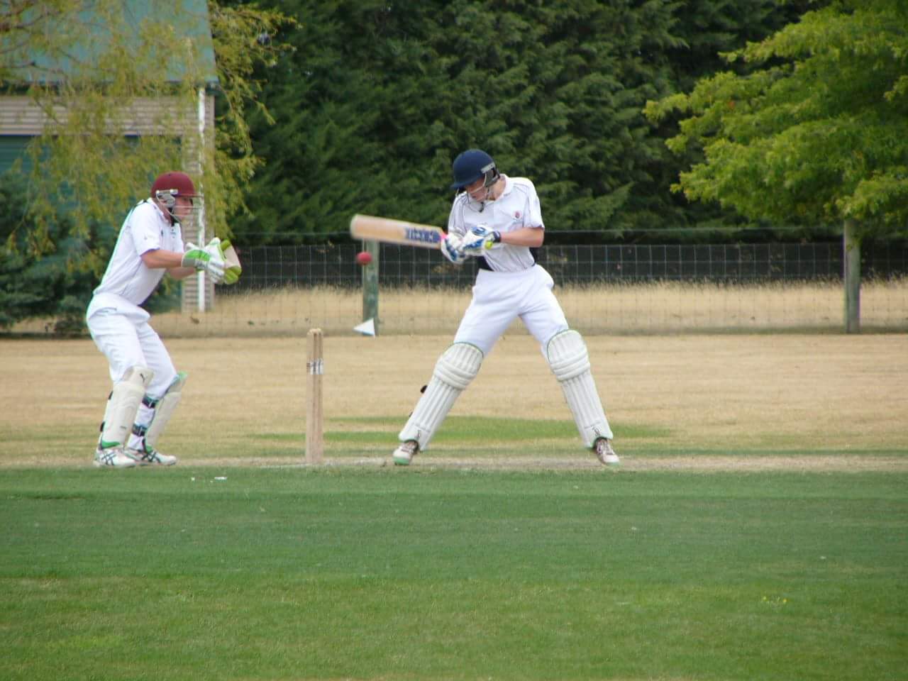 Southland cricketer Jack Mockford batting for the Governor General's Youth XI against a Willows XI in Christchurch. Photo: Supplied