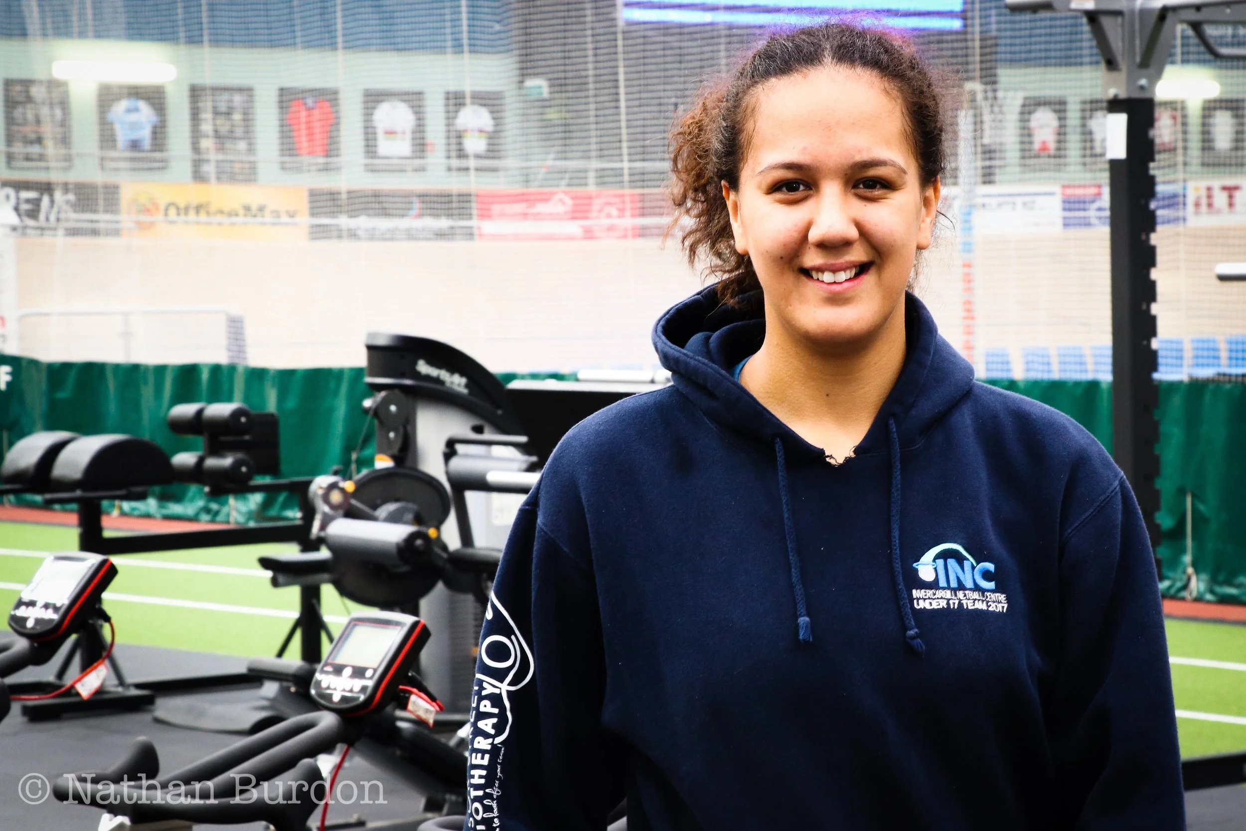Photo: Silver Ferns netballer Aliyah Dunn. Pic: Nathan Burdon