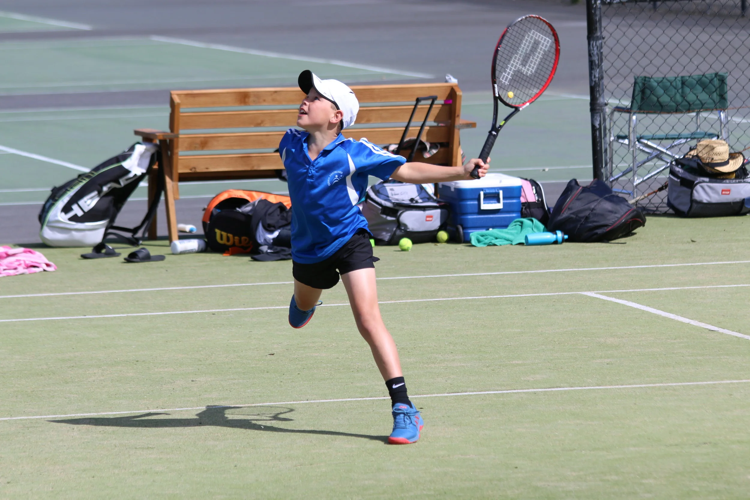 Photo: Daniel Munro debuted for the Southland 10 and under boys team at a recent Southern Junior Teams event. Pic: Tennis Southland