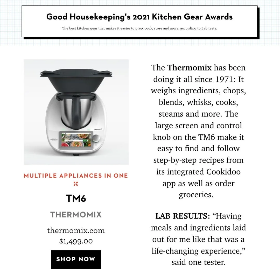 Thermomix named a 2021 Kitchen Gear Awards Winner