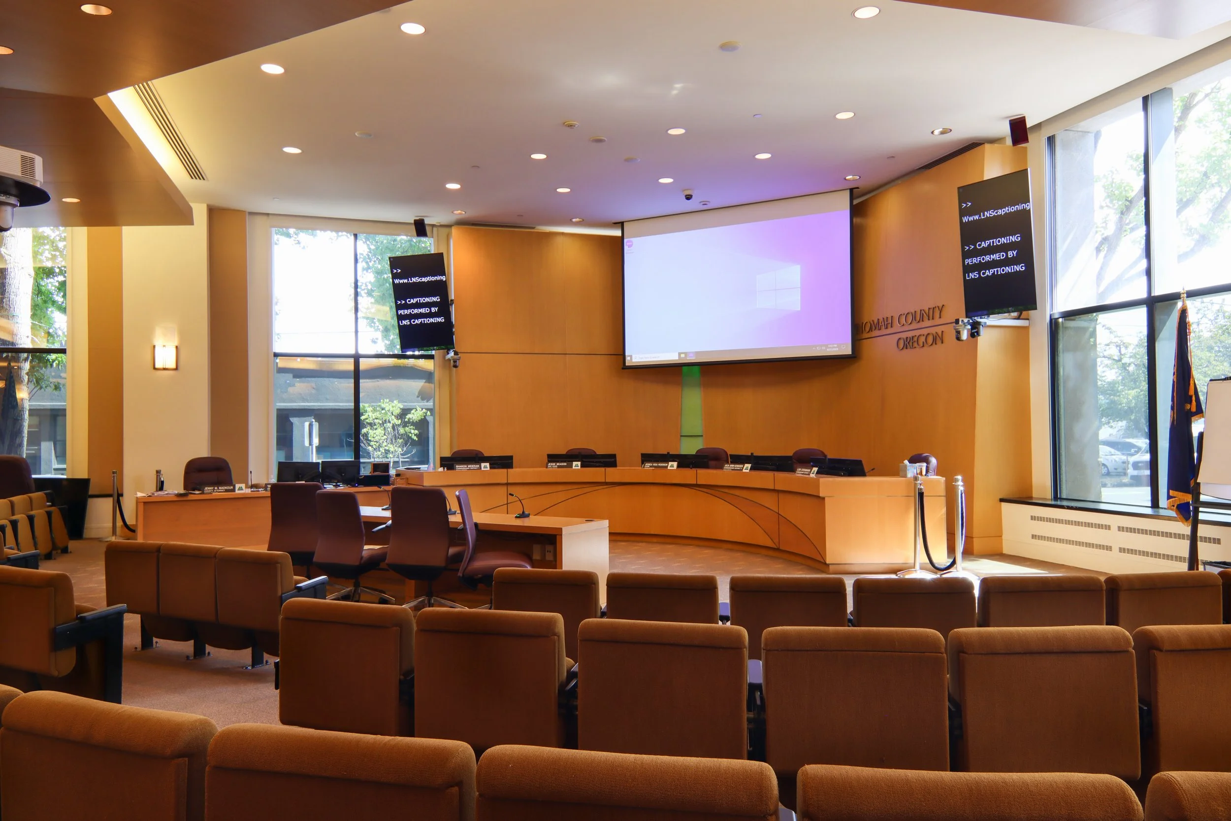 AV Upgrades for the Multnomah County Boardroom