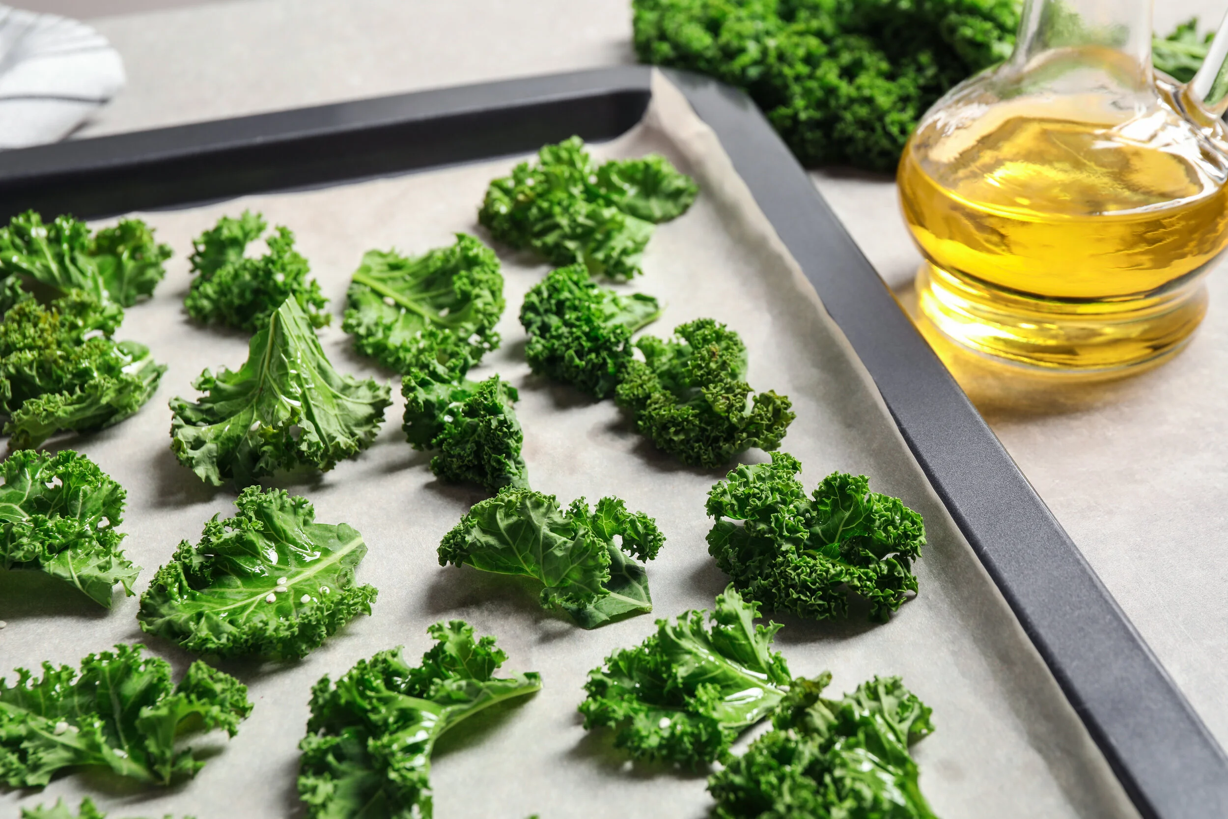 Oven-Baked Kale Chips