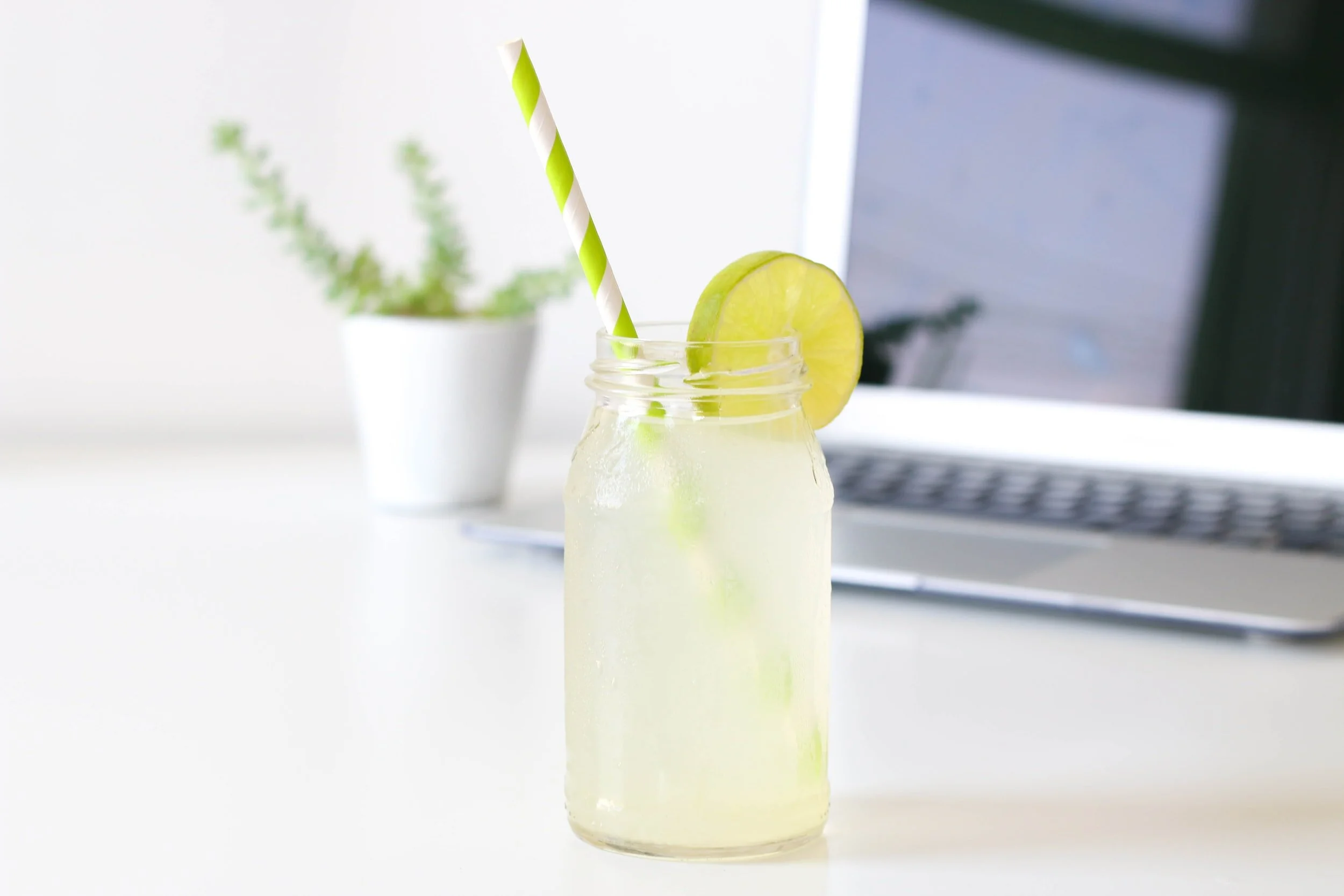 Mint and Rosemary Lemonade with Vanilla