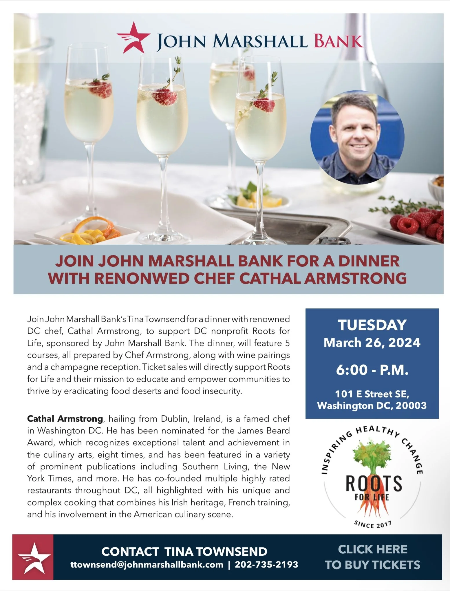Dinner With Chef Cathal Armstrong 