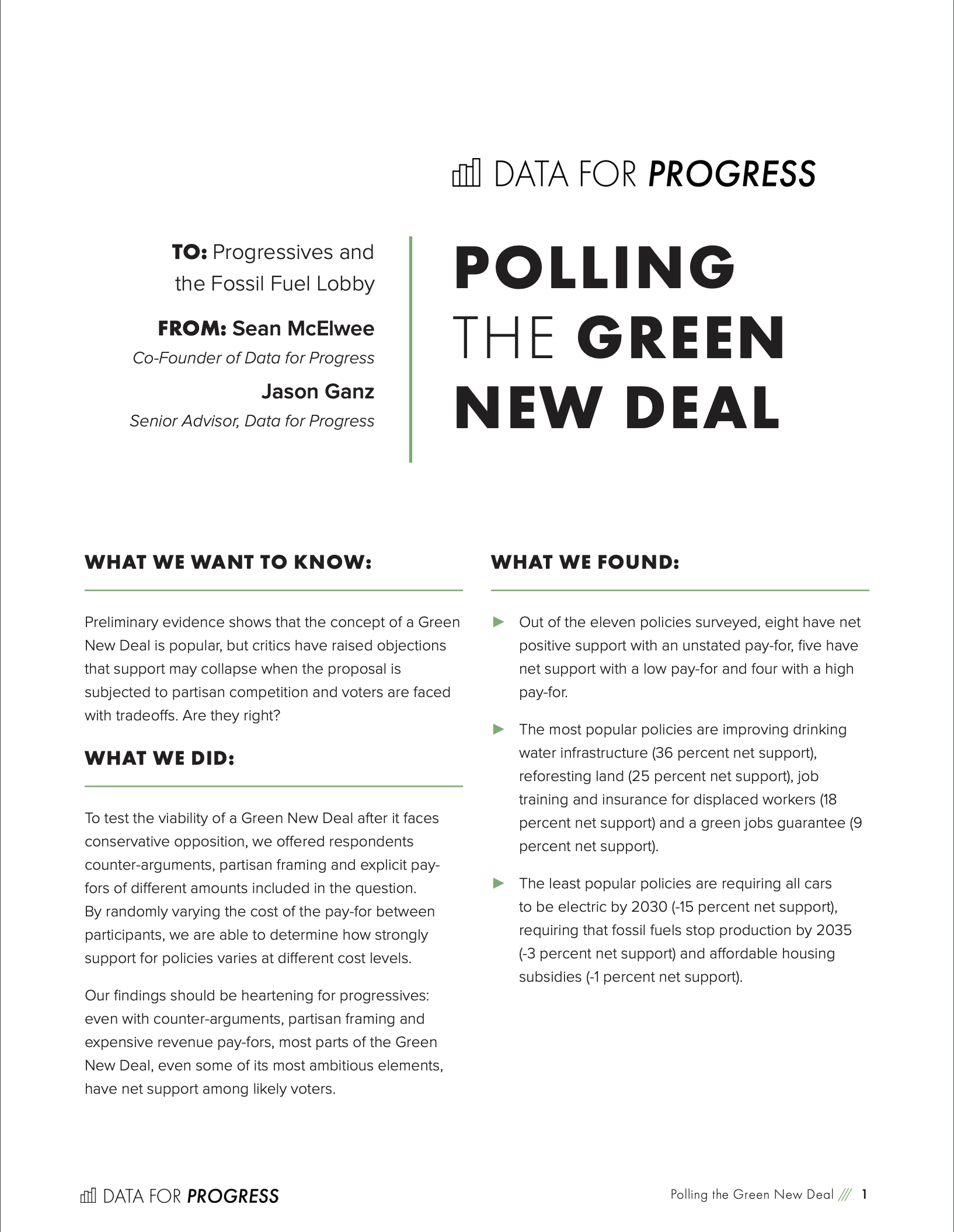 Green New Deal