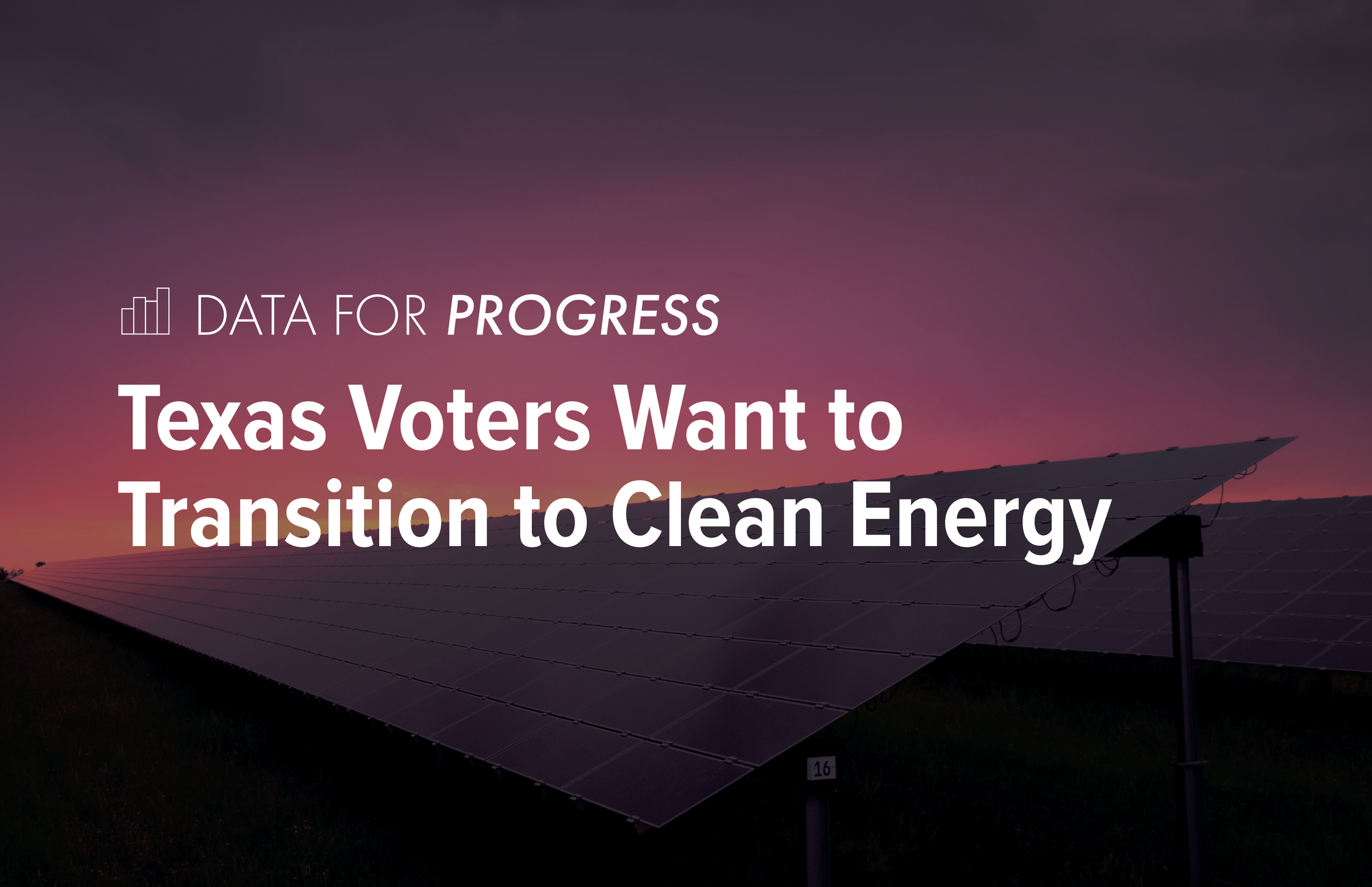 Memo: Texas Voters Want to Transition to Clean Energy