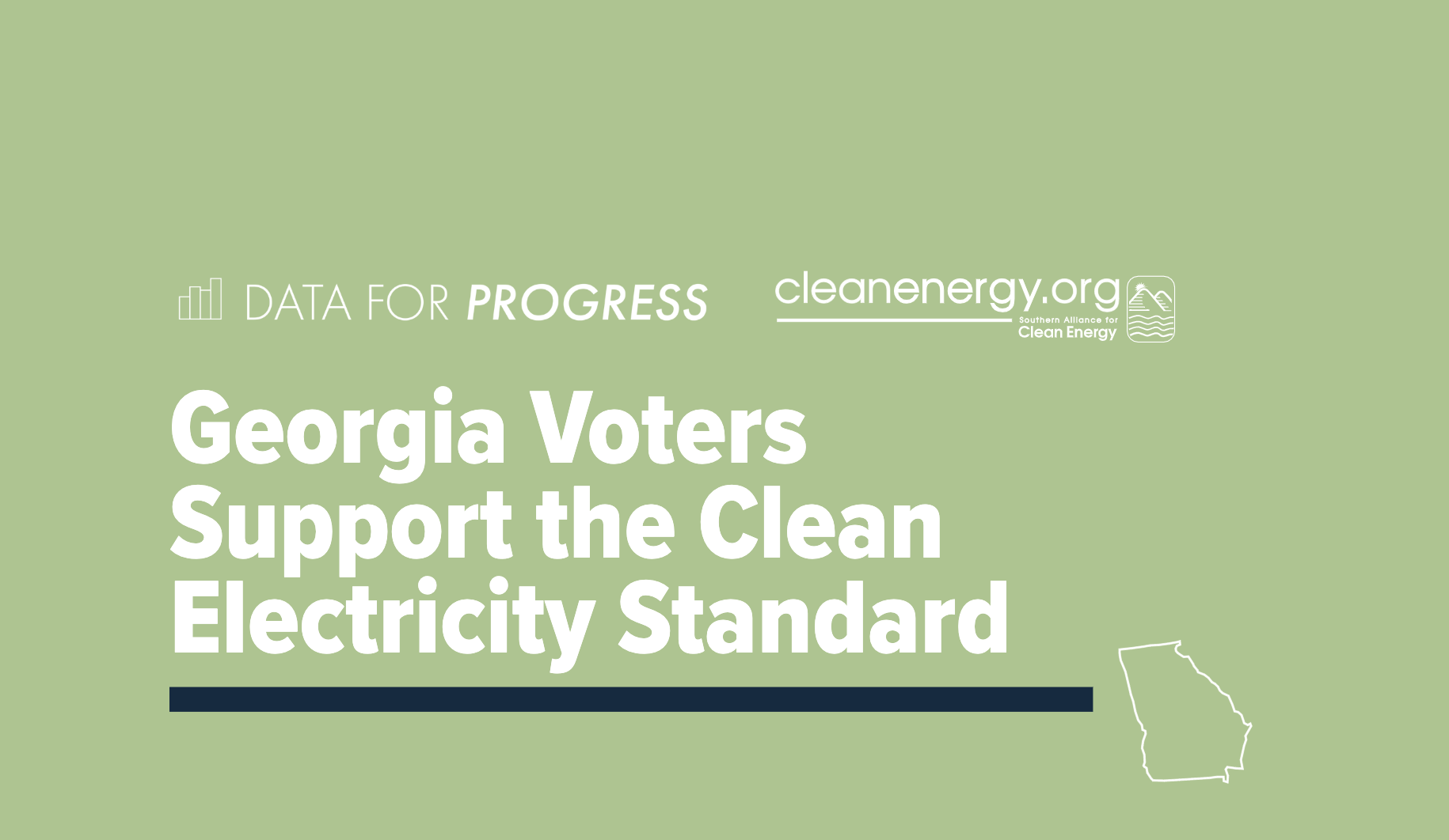 Memo: Georgia Voters Support the Clean Electricity Standard 