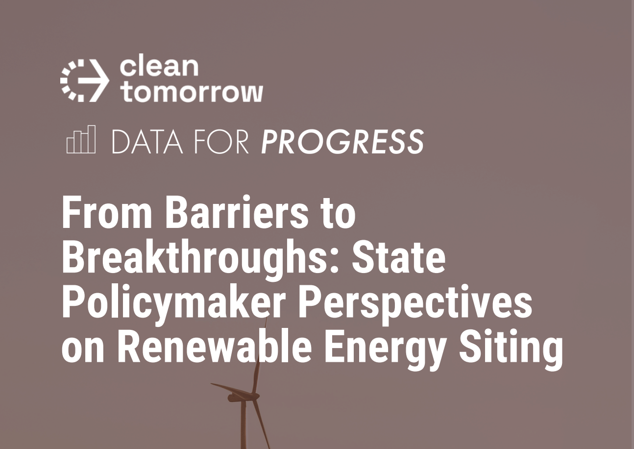 From Barriers to Breakthroughs: State Policymaker Perspectives on Renewable Energy Siting