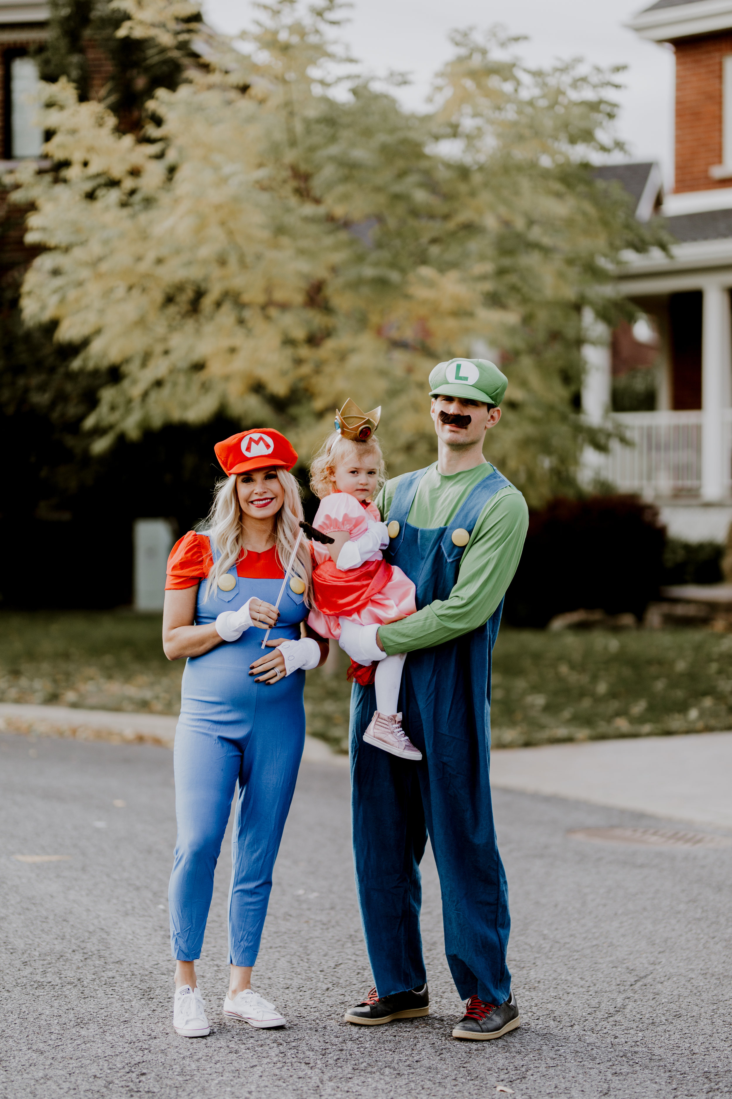 Happy Halloween from Mario, Luigi and Princess Peach — By Angela