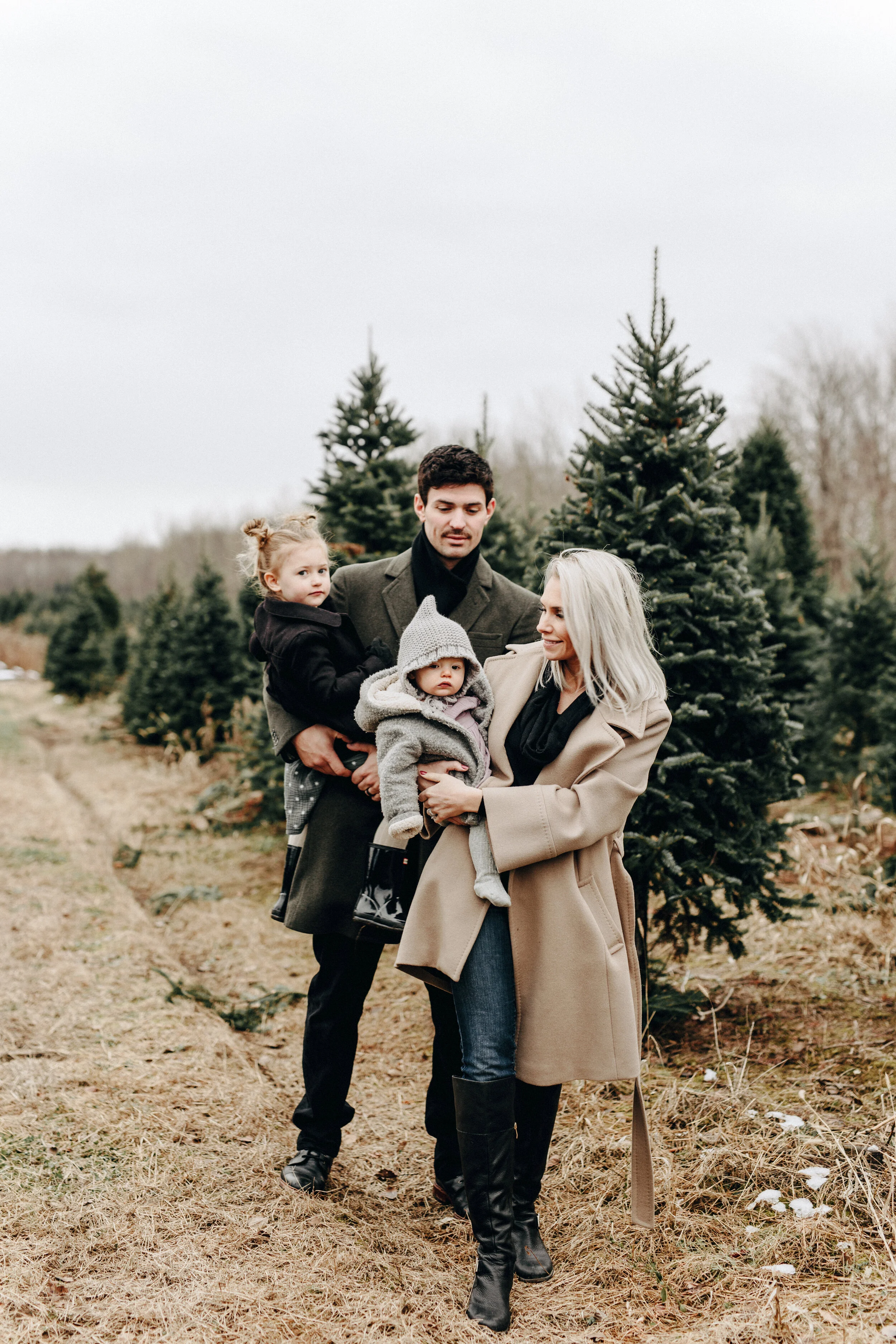 carey and angela price with daughters liv and millie