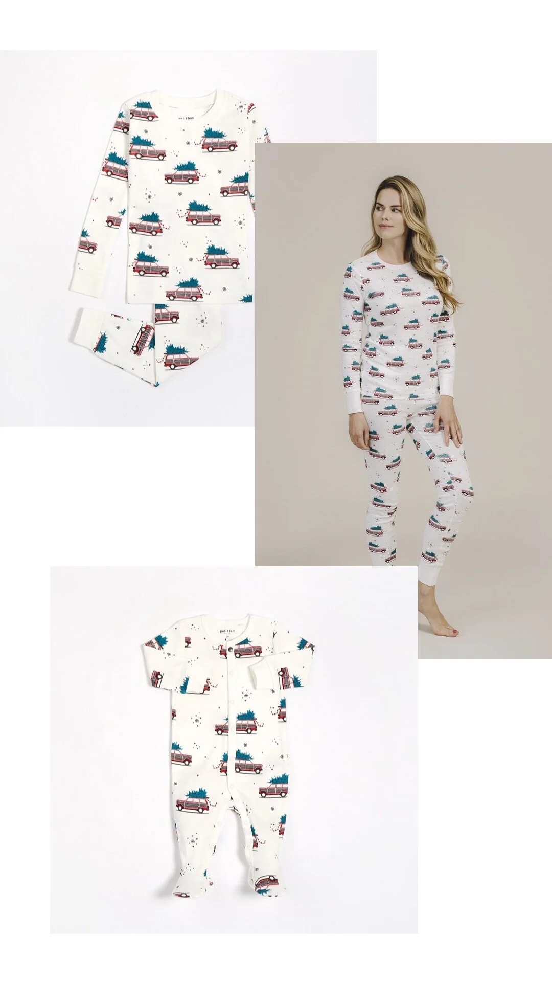 petit lem christmas pajamas