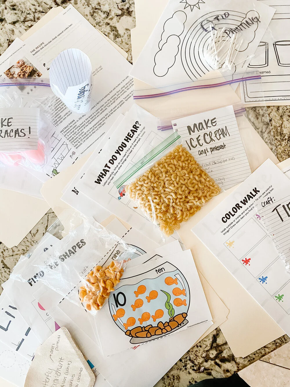 Our Weekly Activities Kids Edition - Sponsored by GoldFish Crackers