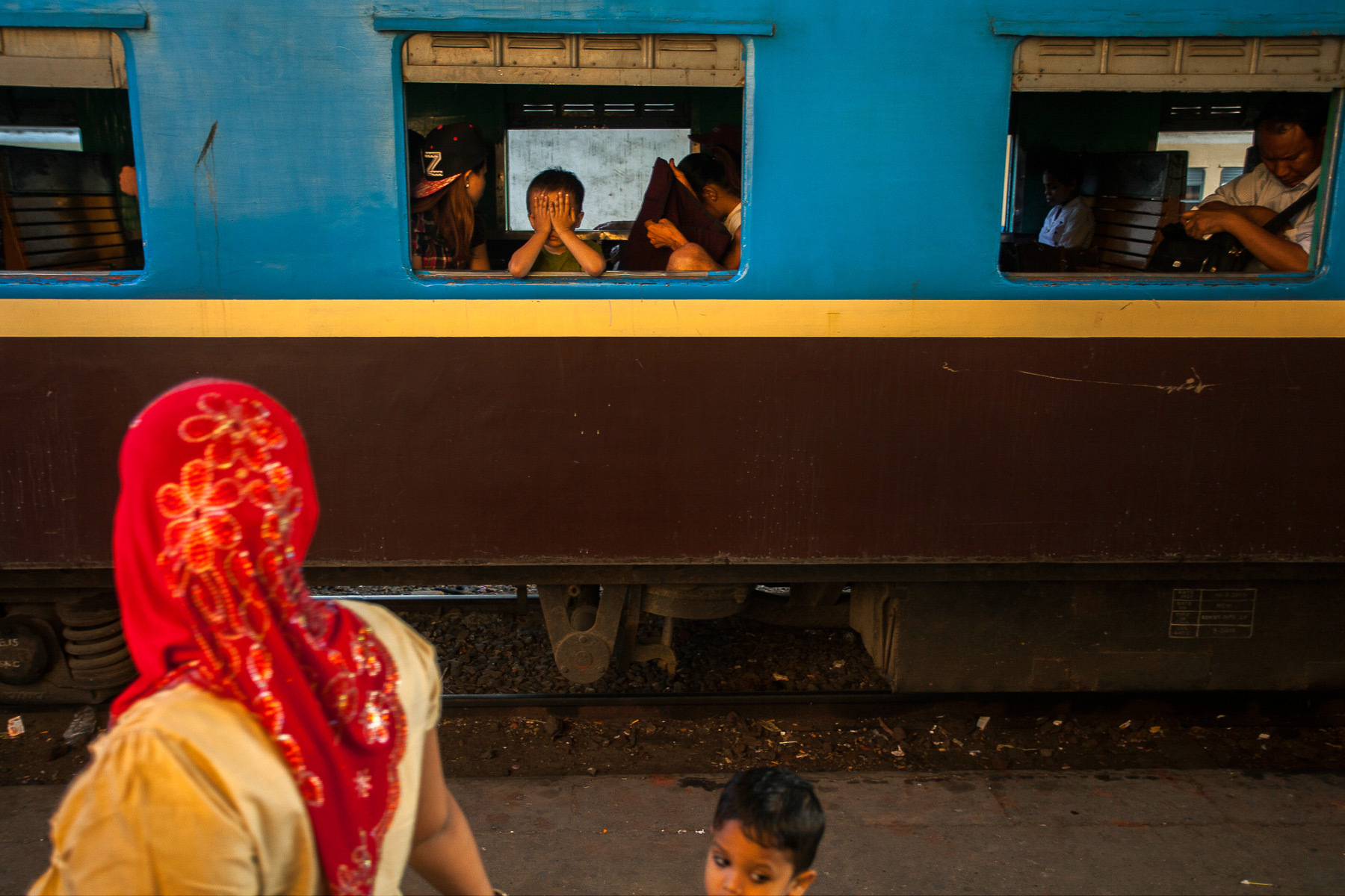 Yangon, Train Station, Myanmar