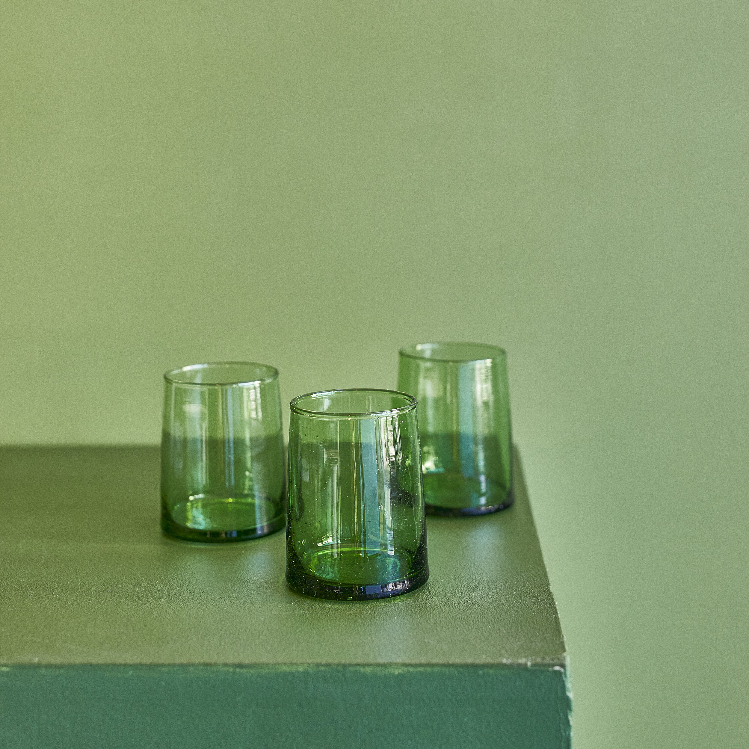 Handblown Recycled Glass Vases | Small