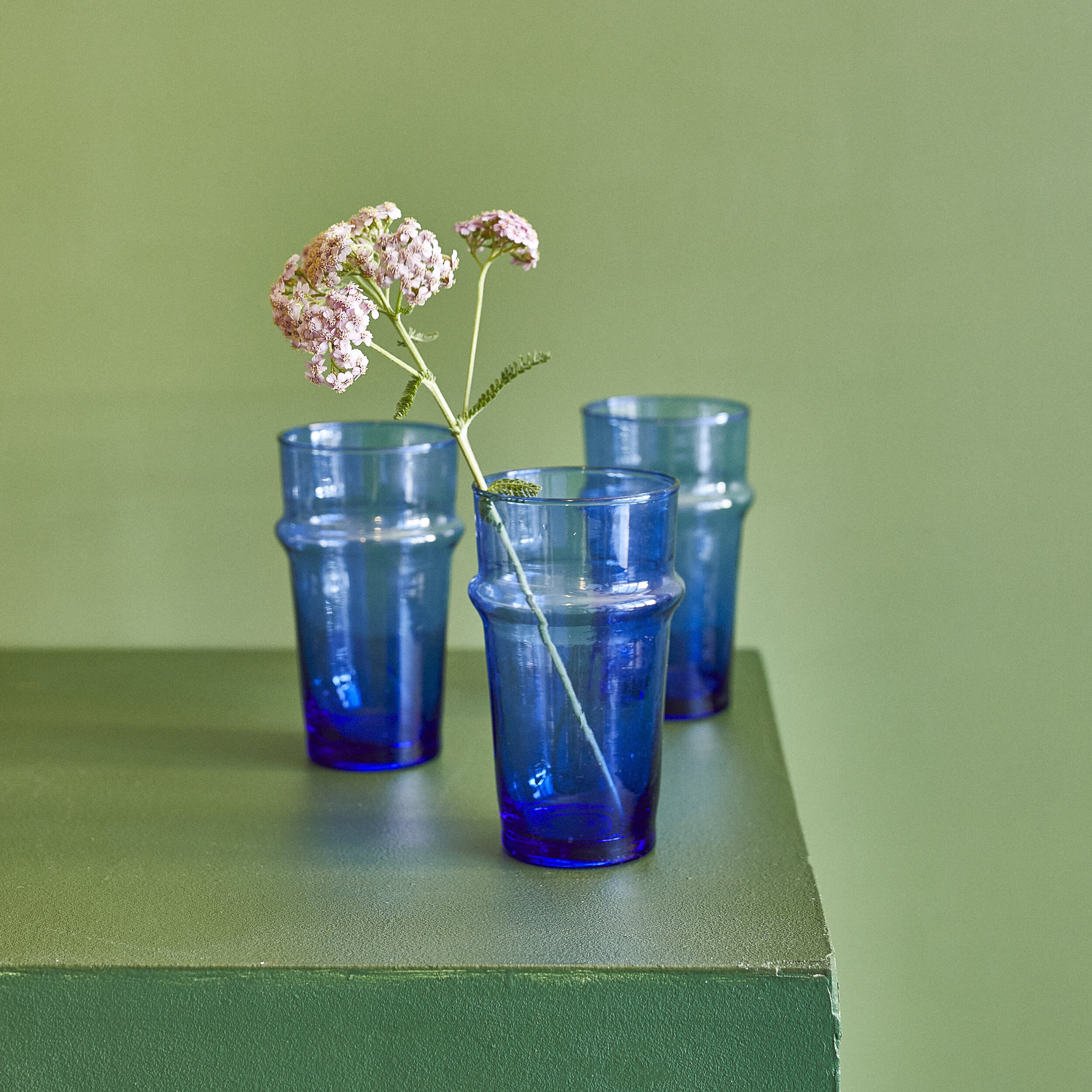 Handblown Recycled Glass Vases