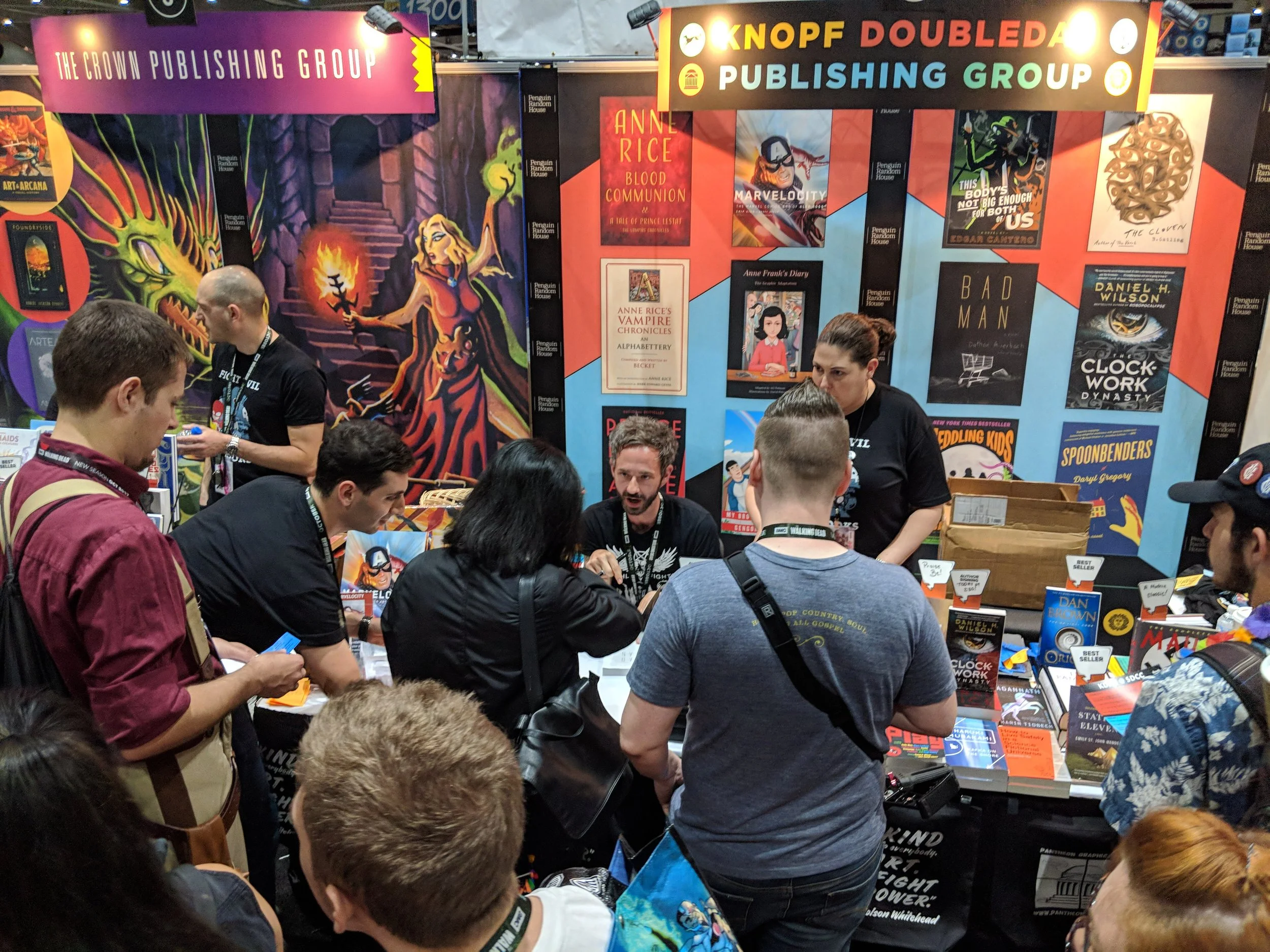 Michael and Beth (the people in black tshirts to my left and right) absolutely killed it.