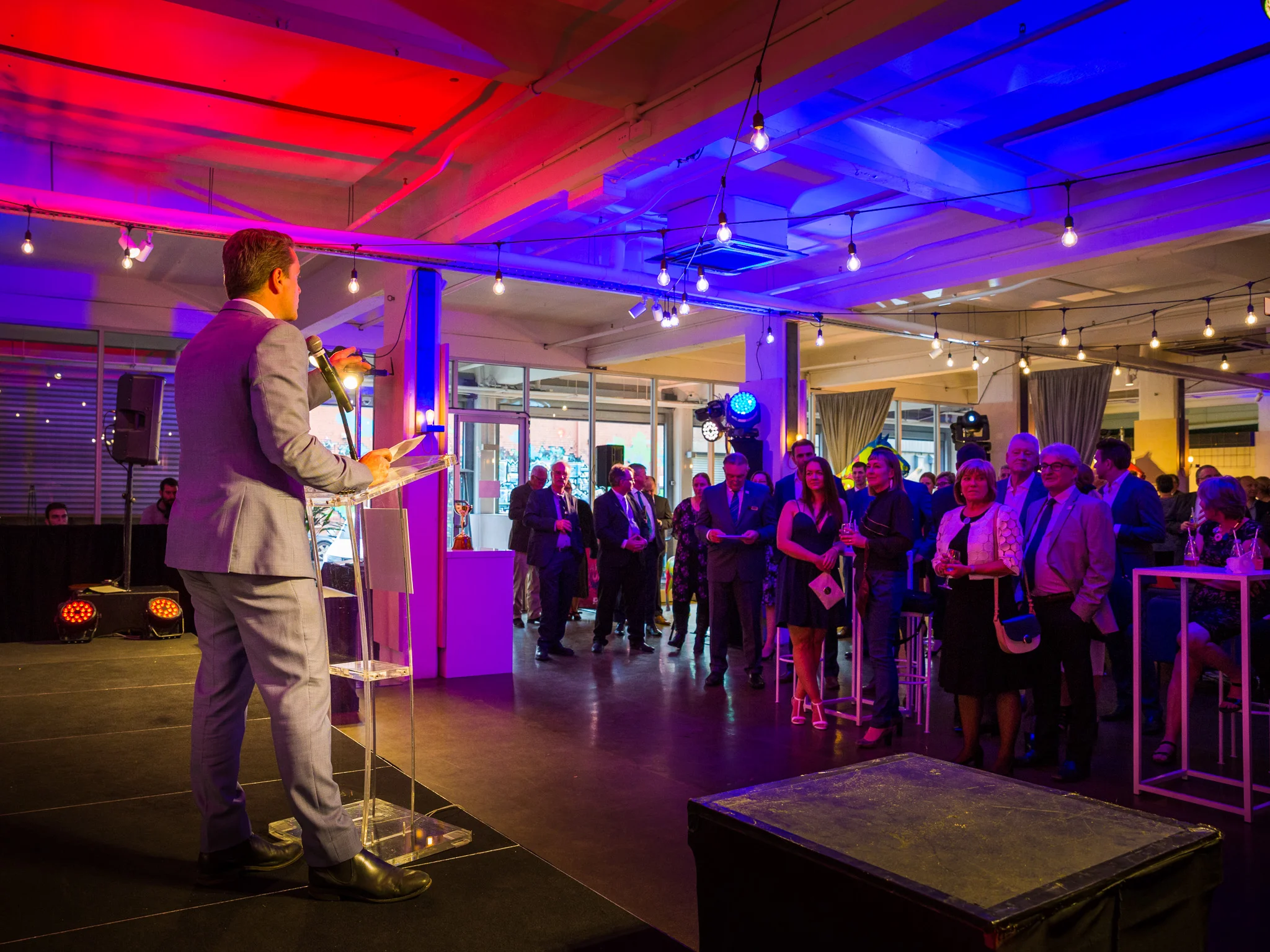 The TAB ID18 event series kicked off in style with a Welcome Cocktail Party for industry folk hosted by Michael Felgate.