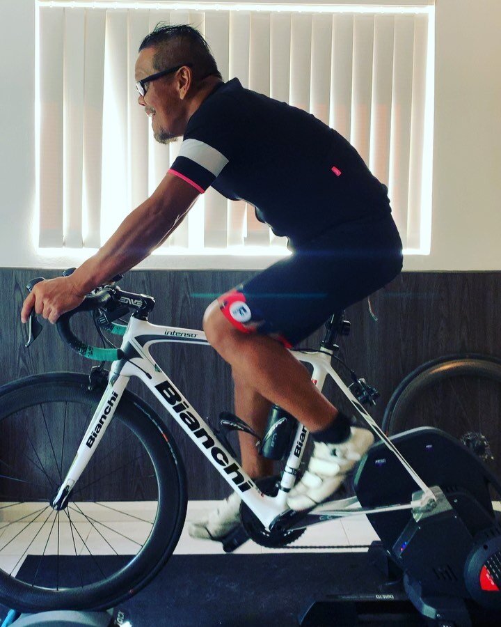 After 👉 before 
Some big positive changes to Eddies bike fit today.

The proof is in the pudding with this one.
Don&rsquo;t ride in pain, you don&rsquo;t have to.

#bikefit #cycling #outsideisfree #bianchi
