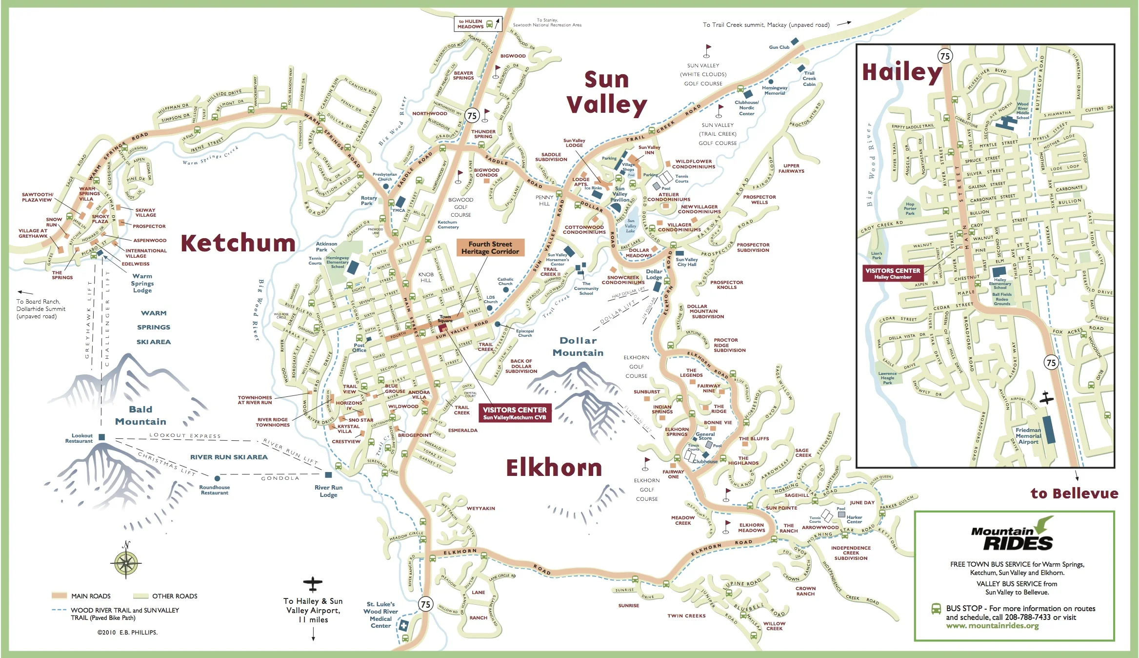  Map of Ketchum and Sun Valley 