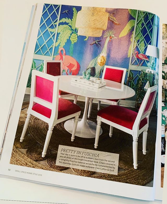 Our design is featured in the 2019 issue of Small Space Home Style Magazine! Pick up a copy today 🌸

#myhousebeautiful #interiorstyling #decorchic #decoraddict #pursuepretty #flashesofdelight #decoratewithcolor #southerncharm #inspiredinteriors #fur