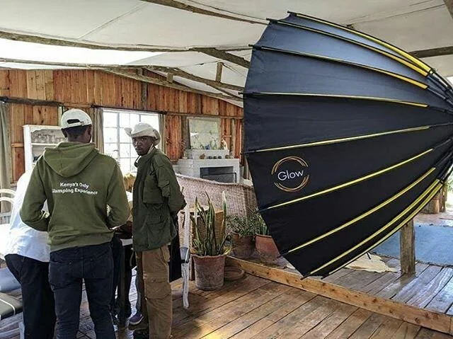 This week we're honoured to have some of Kenya's most exciting and creative talent @gichigi and @the_mentalyst doing their first spot of glamping, Sieku style 🙌. As you can see from the enormous space mushroom in the right of this shot, these guys d