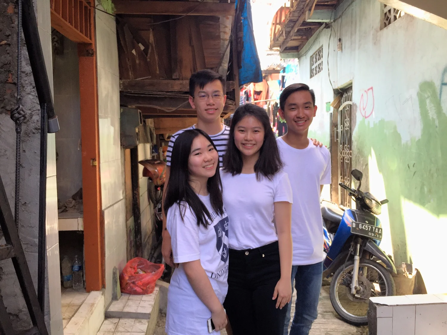 (Left to right: Jocelyn Leison, Timothy Widjaja, Sabrina Hartono, Jason Hambali)