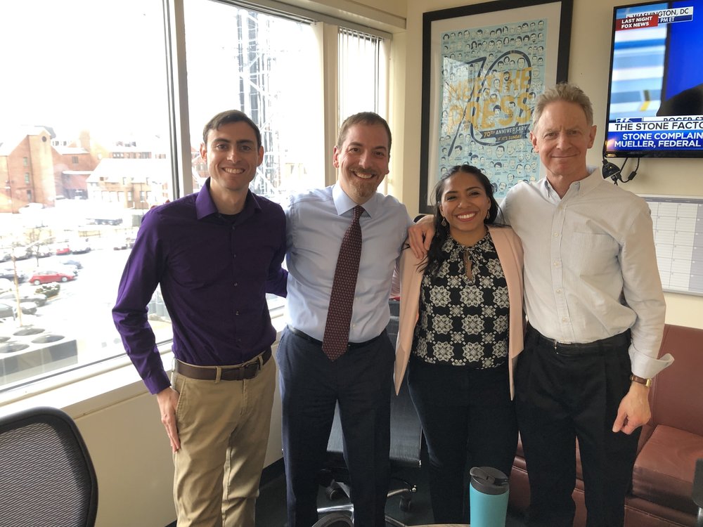 Meet the Press photo with Chuck Todd and John Reiss