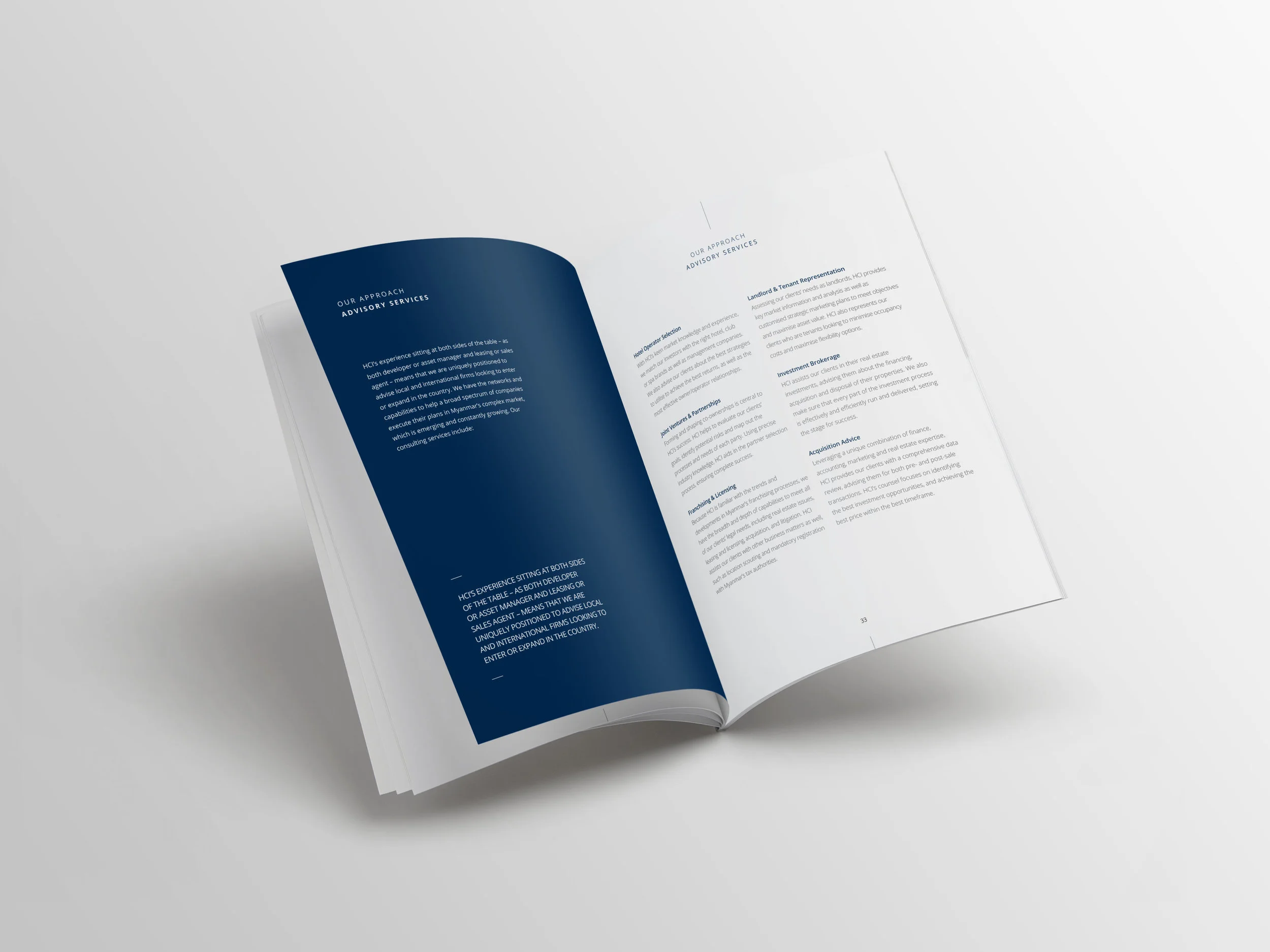 Brochure Divider Spread