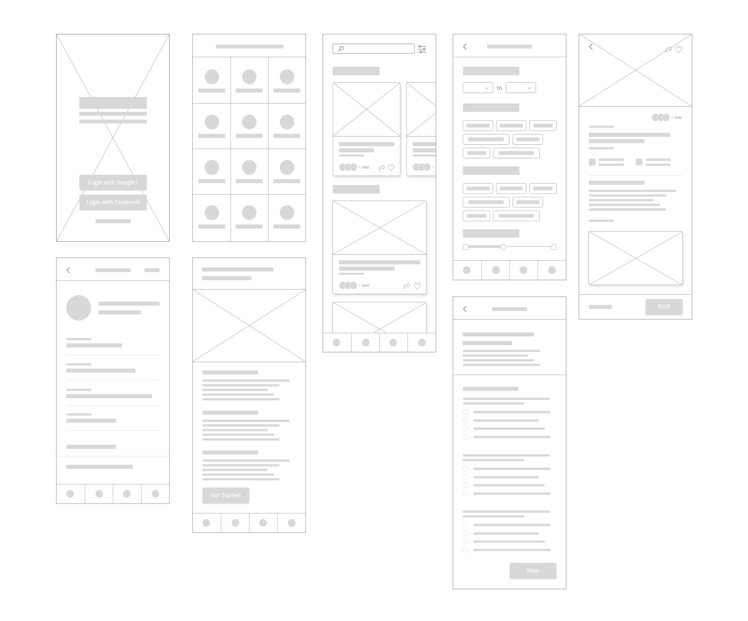 Wireframes