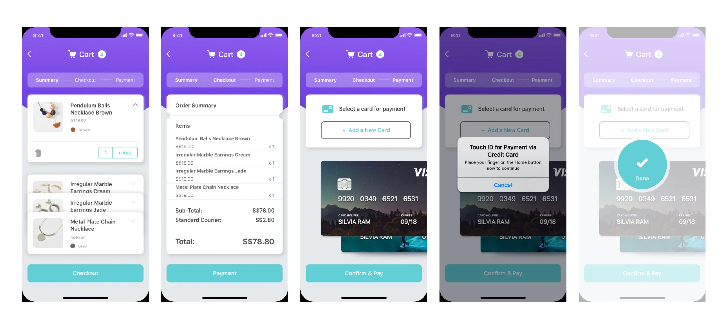 e-Commerce Check-out Page